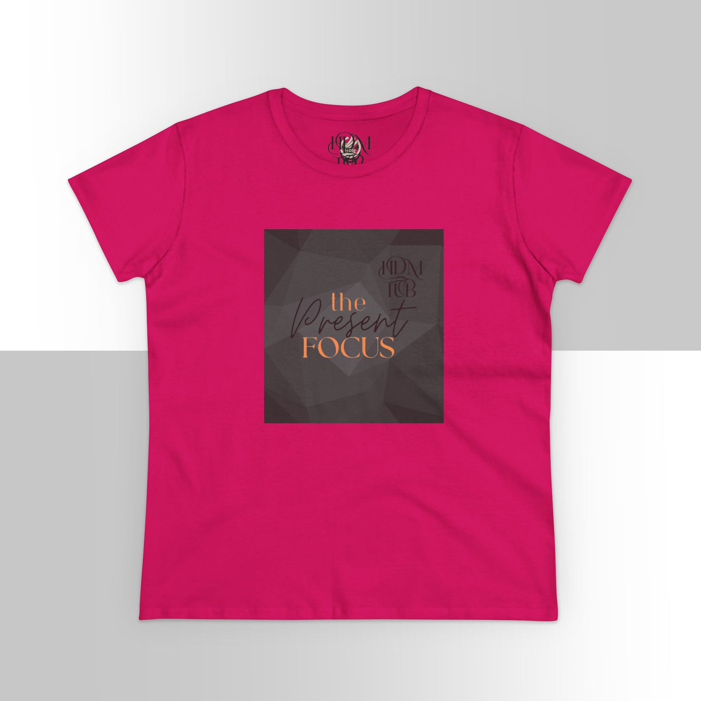 T-Shirt, The Present Focus, Women's Tee, Cotton Tee, Graphic Tee, Meditation Shirt