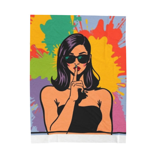 Autistic Pride Throw Blanket, Neurodiversity Acceptance, Sensory-Friendly Plush