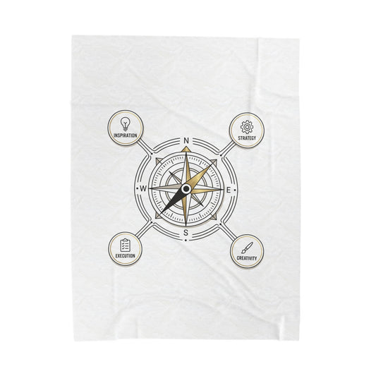 Compass Milestone Blanket | Graduation 2026, Class of 2026 Keepsake