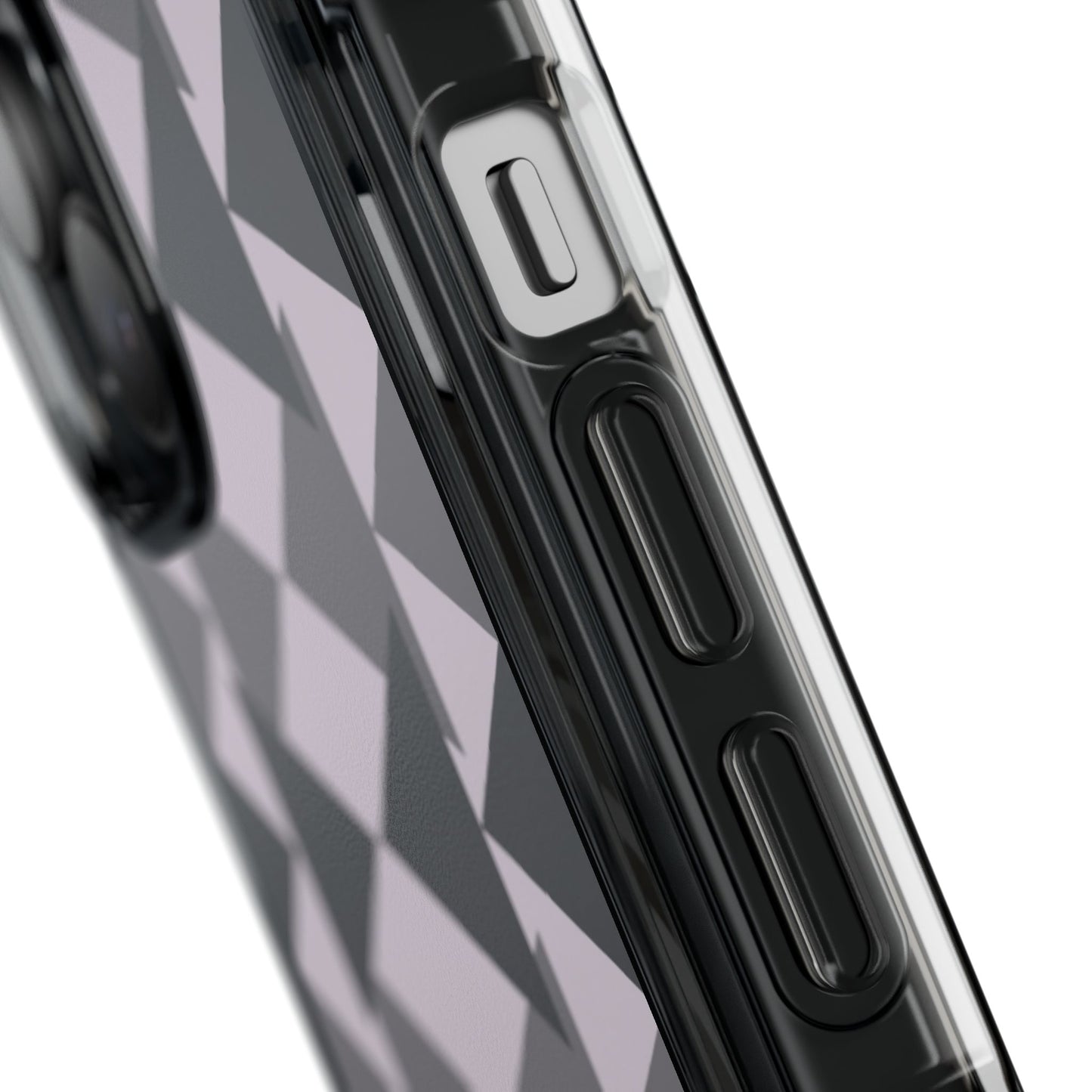 Modern Geometric Magnetic Clear Impact Case, Stylish Phone Protection, Trendy Cover, Unique Gift, Minimalist Design, Phone Accessories