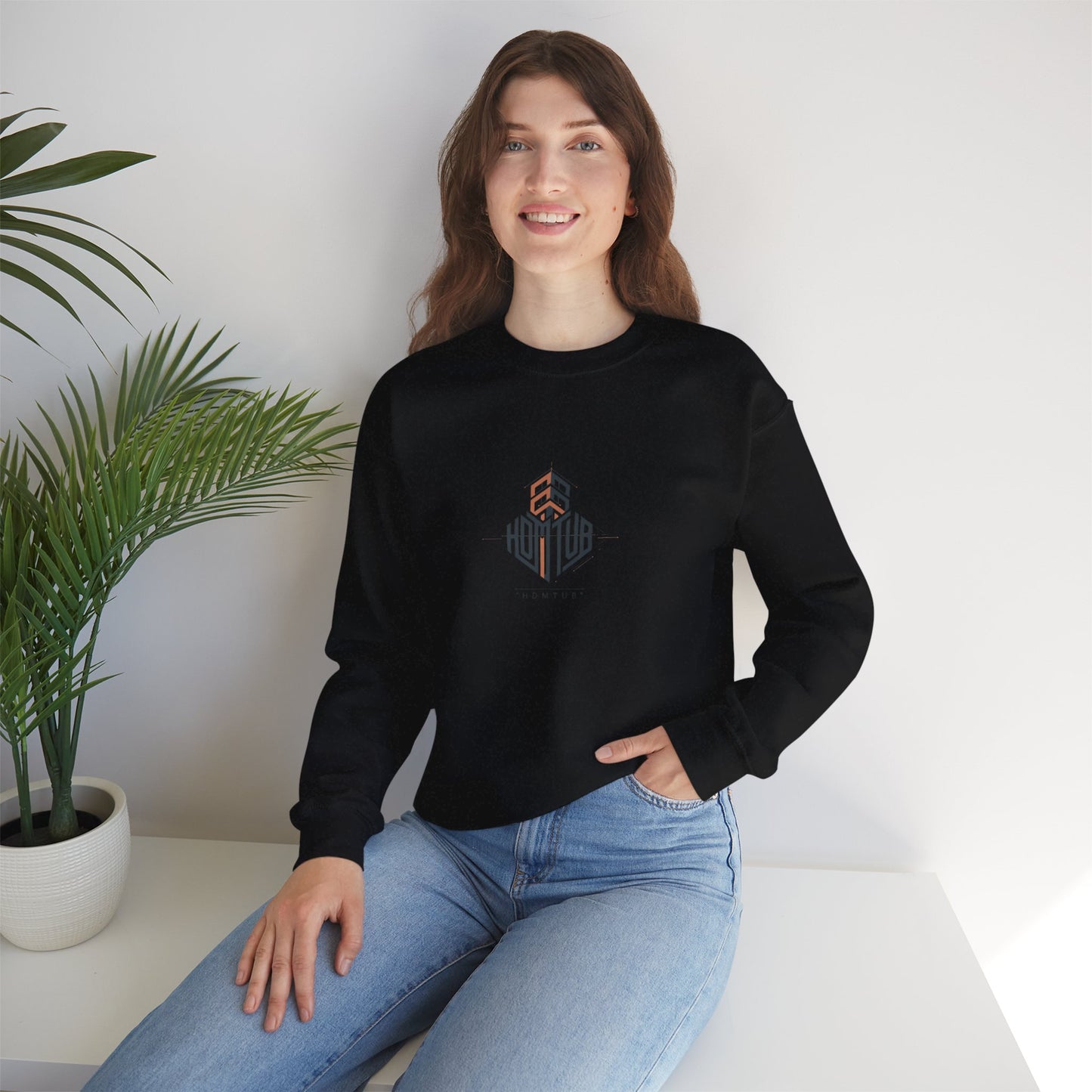Autistic Pride Minimal Crest Sweatshirt | neurodiversity, autism acceptance