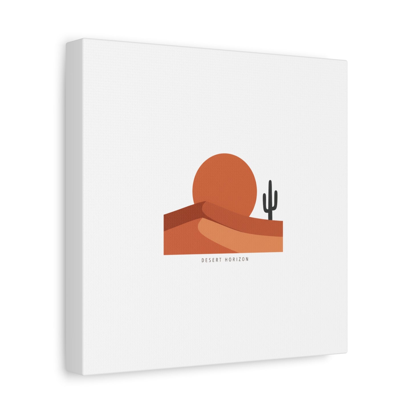 Desert Horizon Minimal Mesa Canvas | desert sunset, southwestern art print