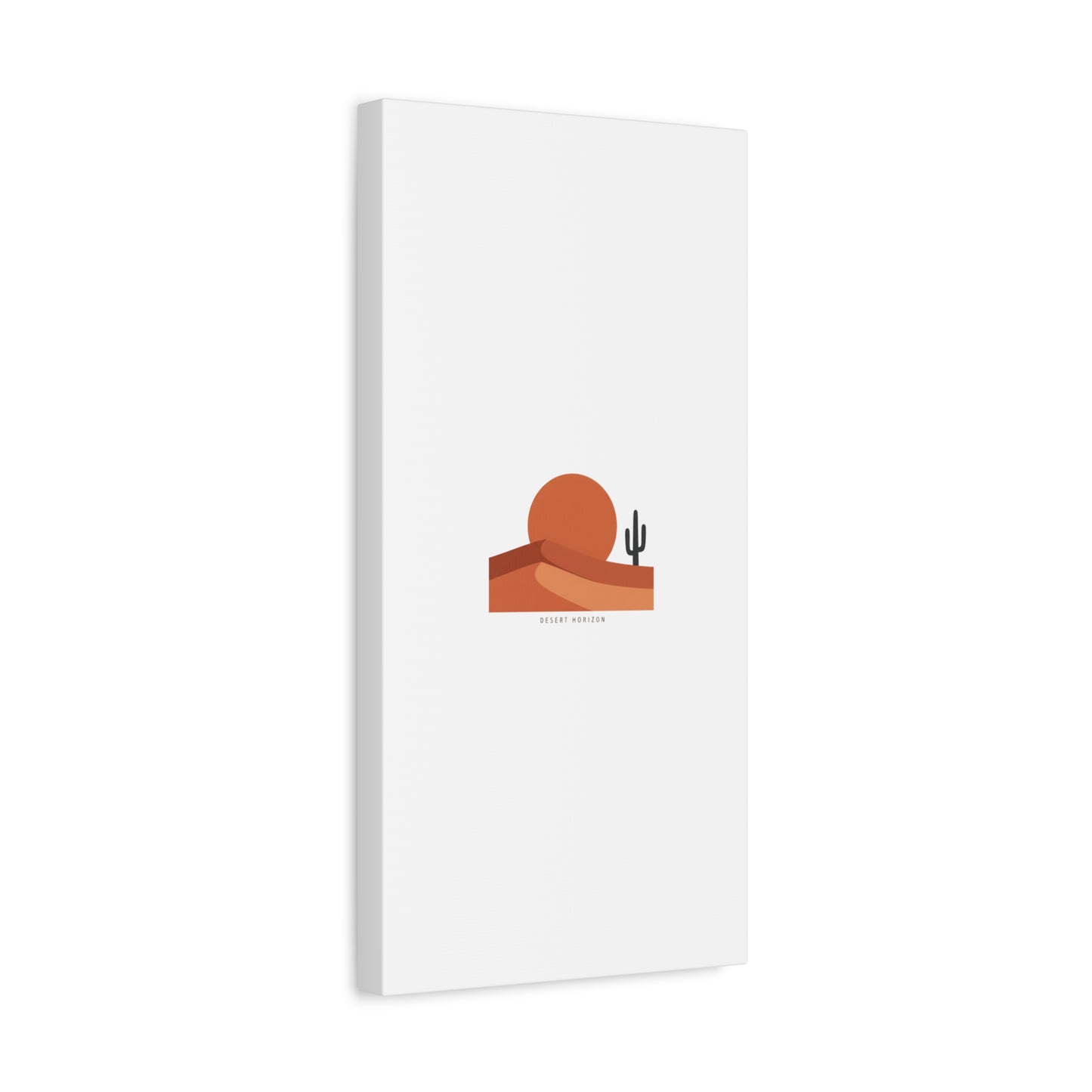 Desert Horizon Minimal Mesa Canvas | desert sunset, southwestern art print