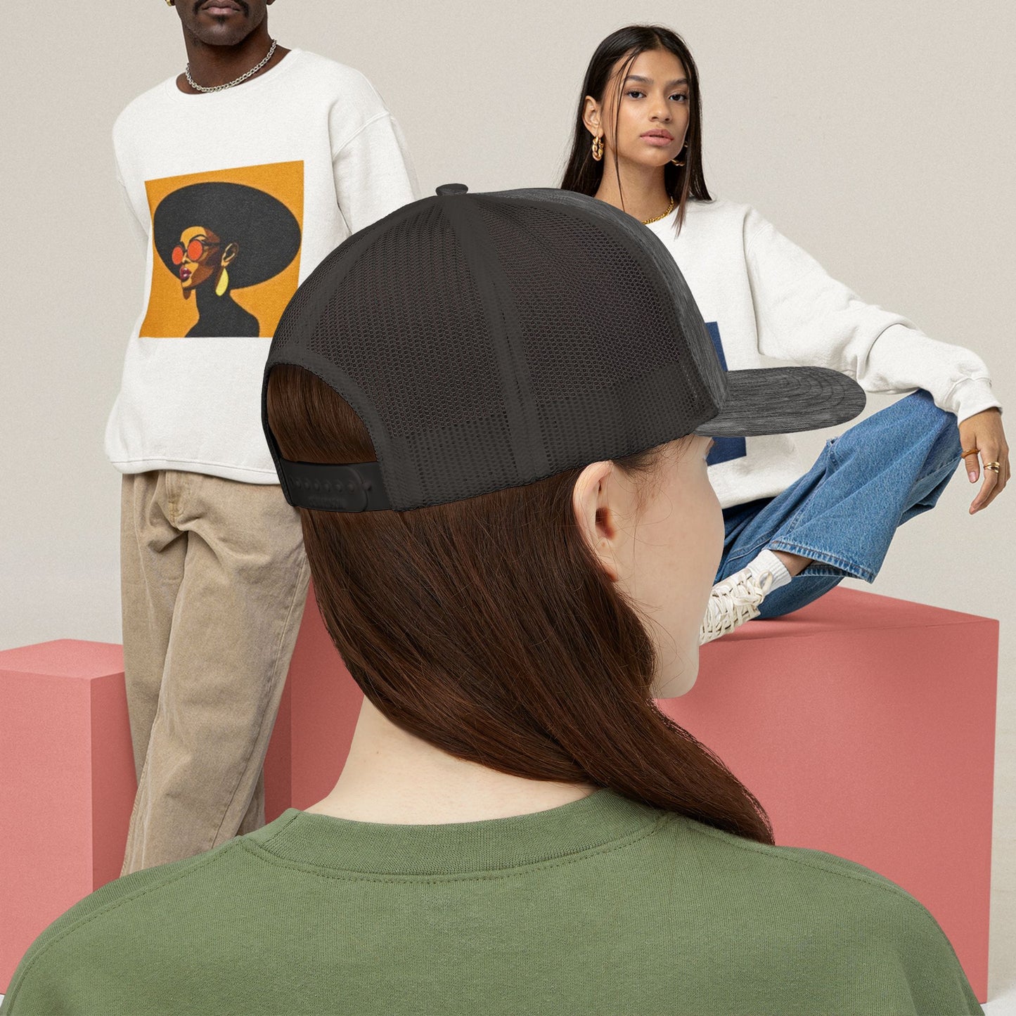 Vintage Snapback Trucker Cap, Retro HDMTub Hat, Hipster Baseball Cap, Cool Dad Cap, Distressed Truckers Cap, Unique Baseball Hat