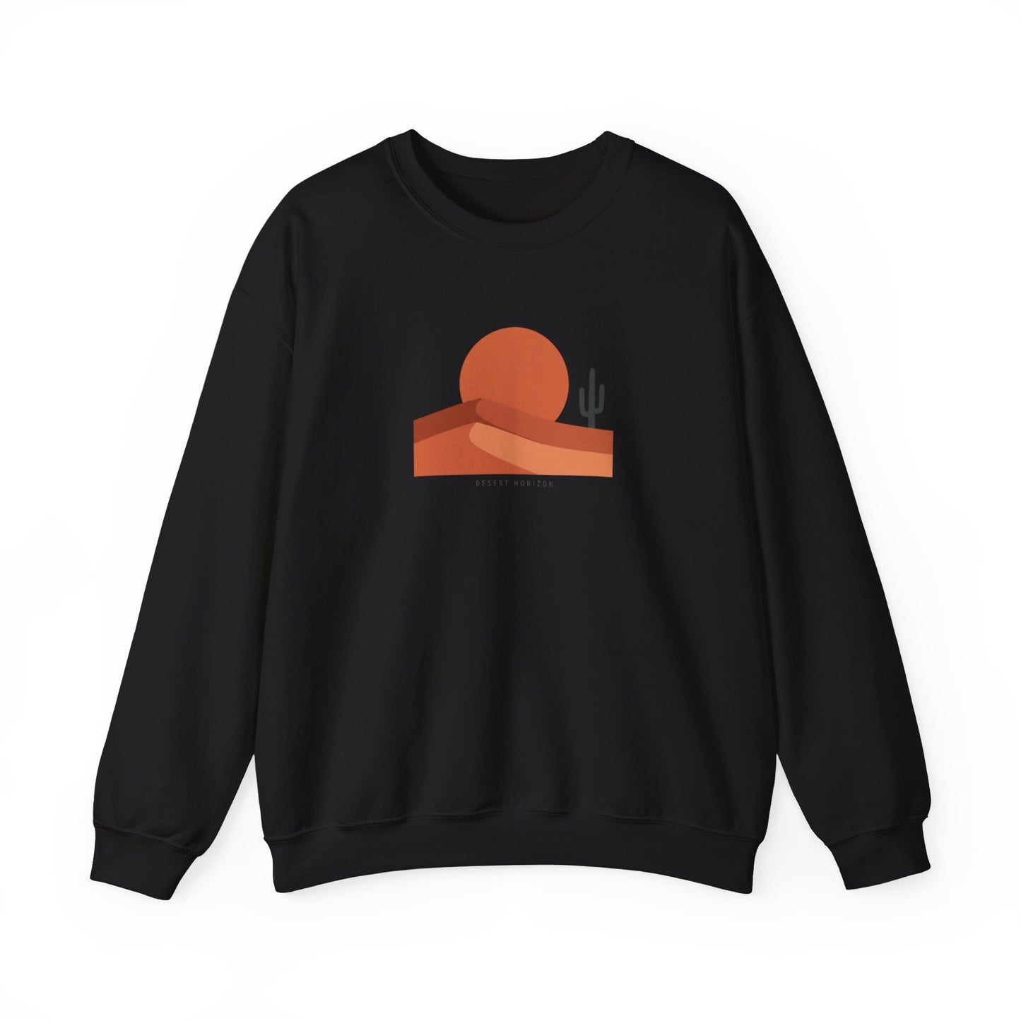 Desert Sunset Minimalist Mesa Sweatshirt | Southwestern adobe-inspired wall art