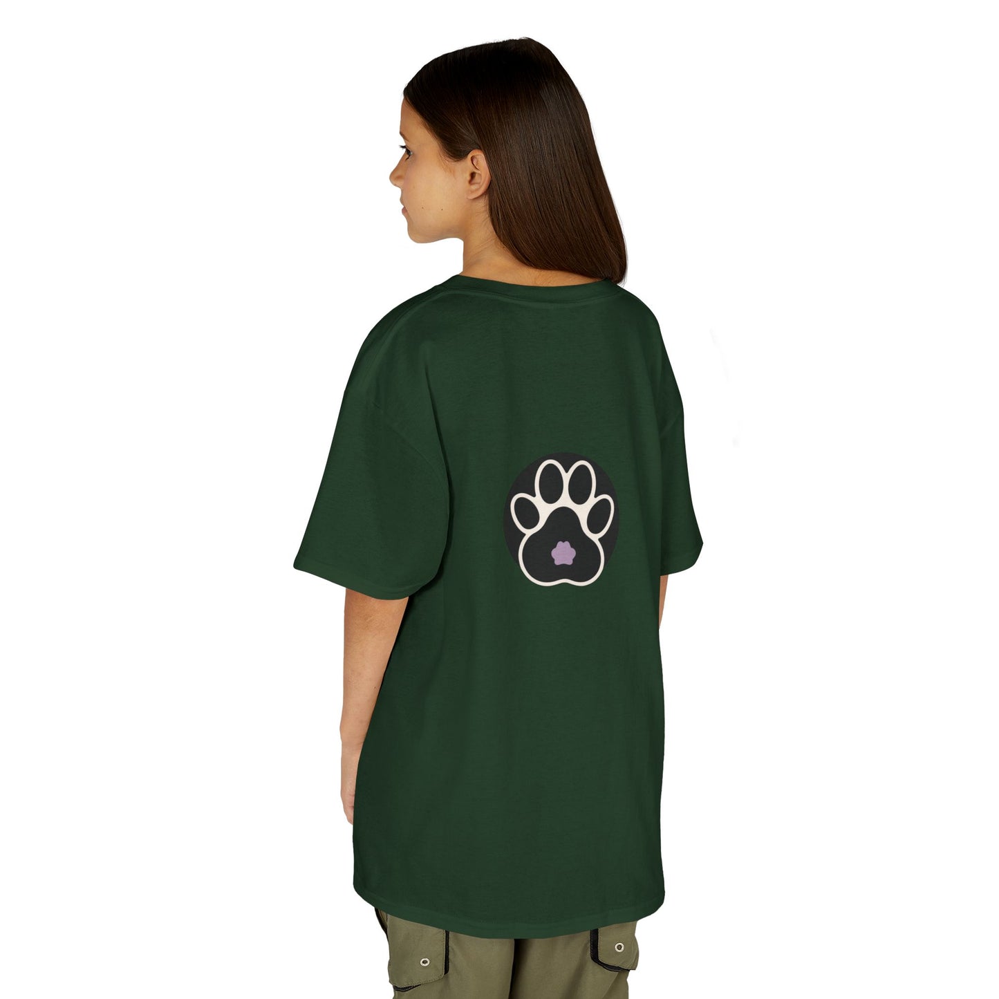 Dog lovers, Kids Heavy Cotton™ Tee, daily wear.