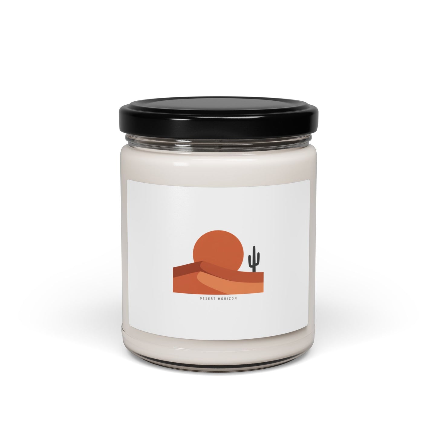 Desert Sunset Minimalist Mesa Candle | Scented Soy Candle