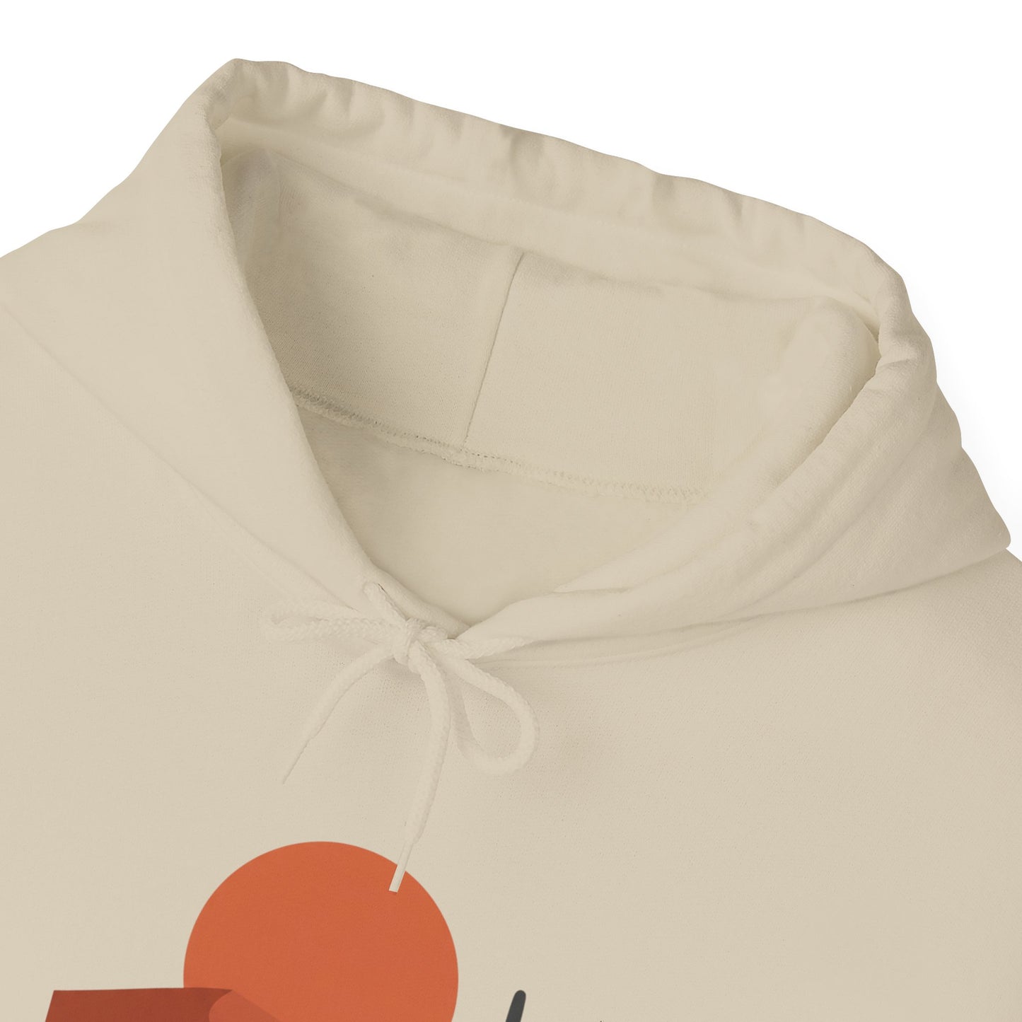 Desert Sunset Minimalist Mesa Hoodie | Southwestern adobe-inspired art