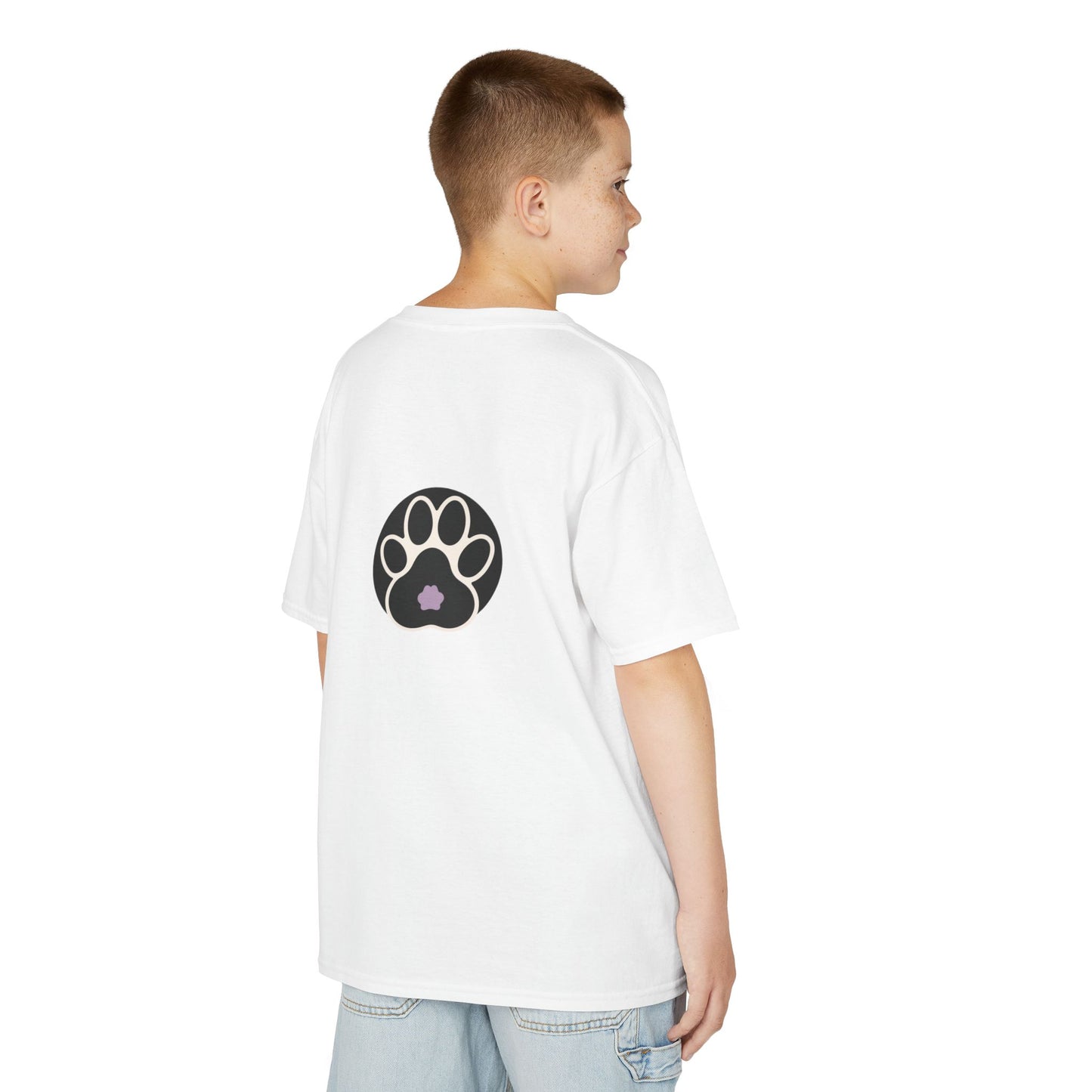 Dog lovers, Kids Heavy Cotton™ Tee, daily wear.