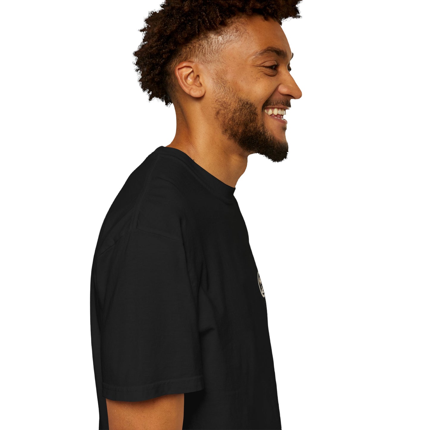 Minimalist 'OK' Hand Logo T-Shirt — Subtle Chest Pocket Graphic