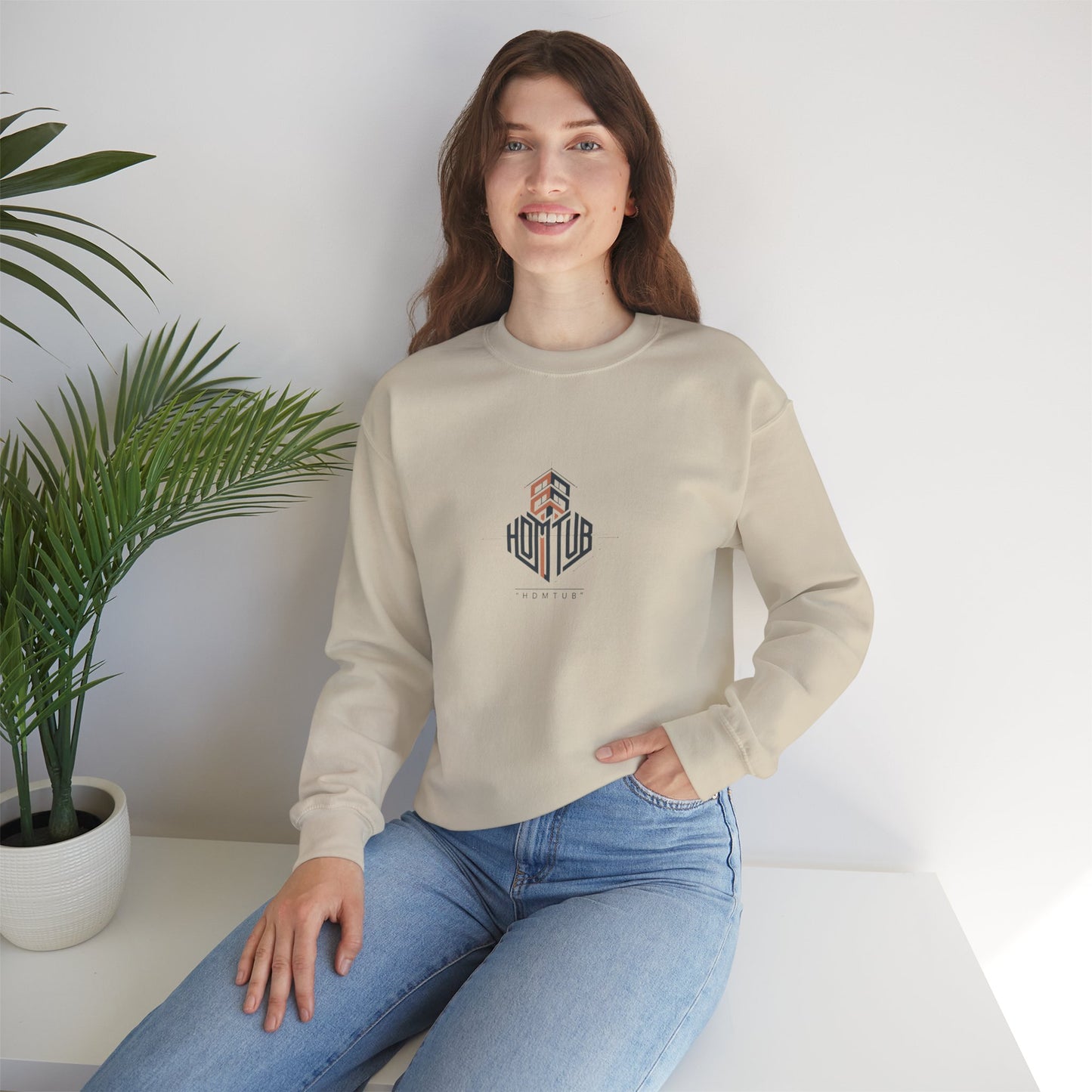 Autistic Pride Minimal Crest Sweatshirt | neurodiversity, autism acceptance