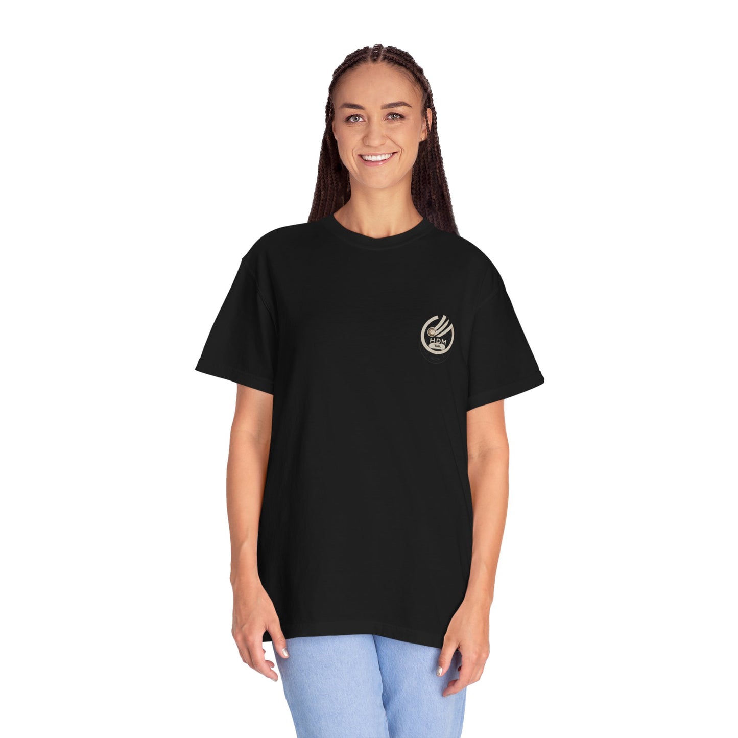 Minimalist 'OK' Hand Logo T-Shirt — Subtle Chest Pocket Graphic