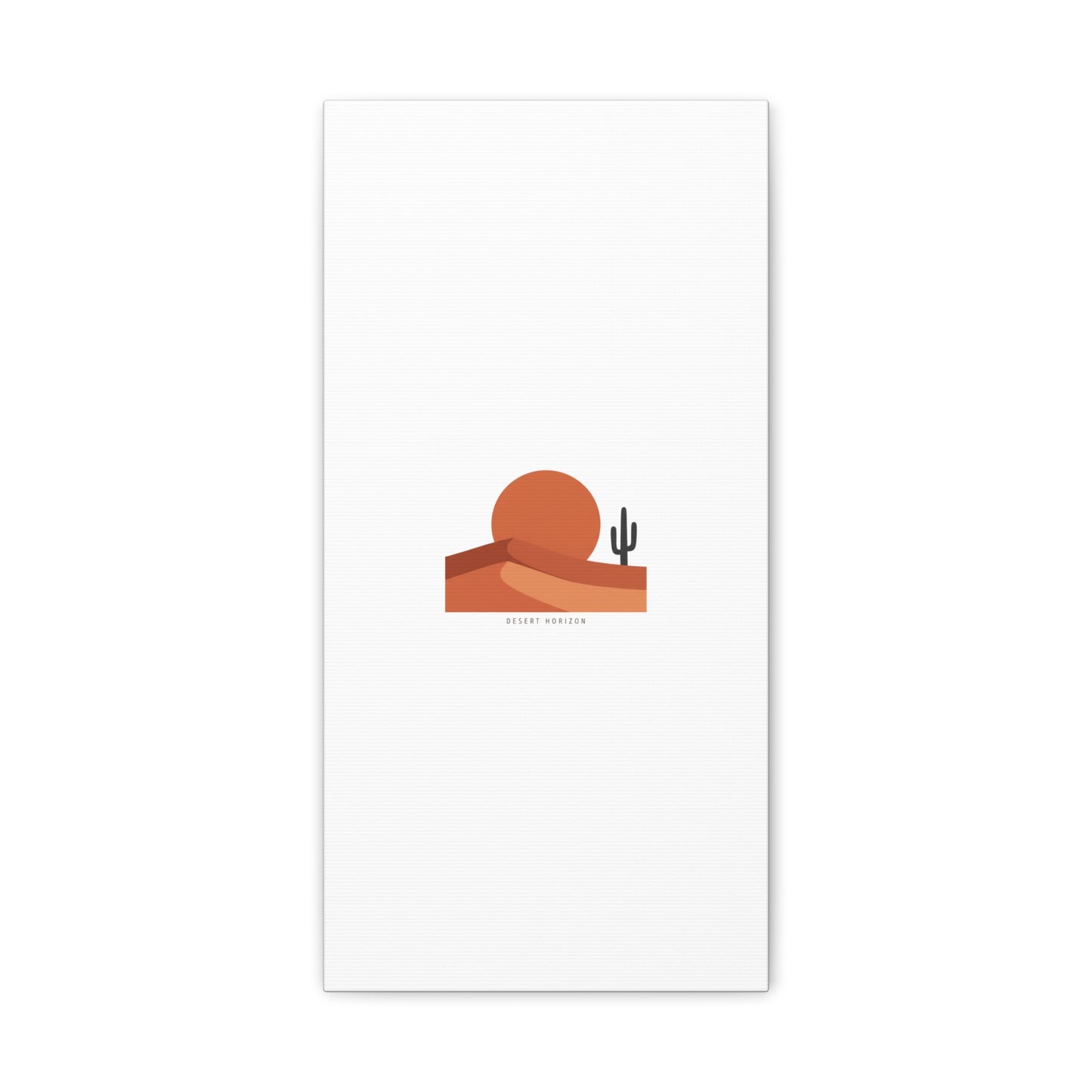Desert Horizon Minimal Mesa Canvas | desert sunset, southwestern art print
