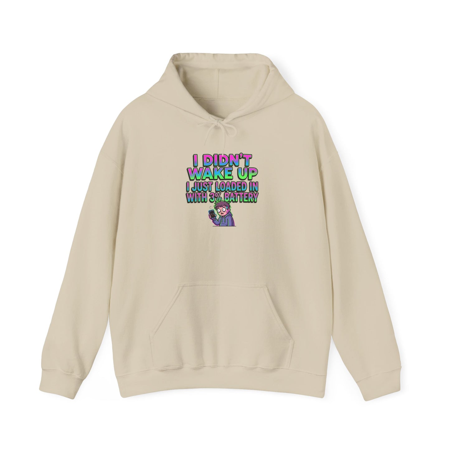I Didn't Wake Up Hoodie | meme-core, cringe-core brainrot humor