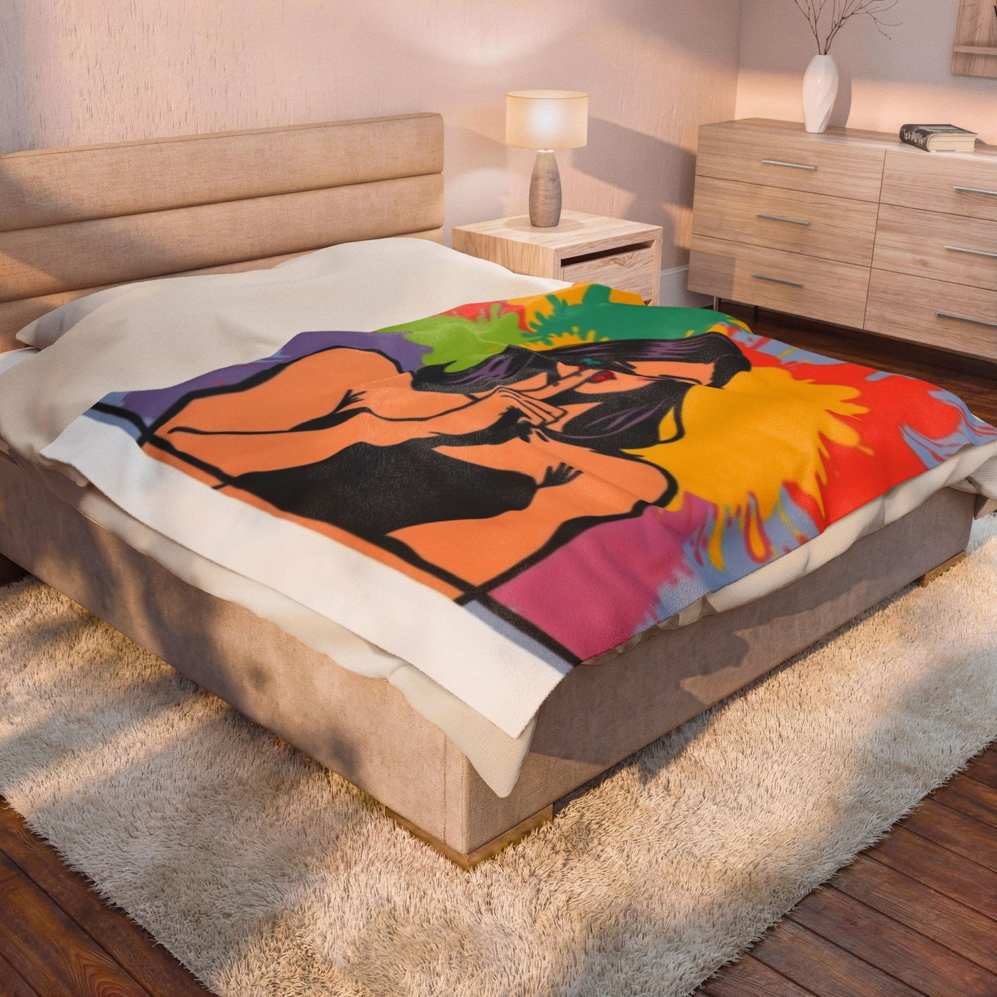 Autistic Pride Throw Blanket, Neurodiversity Acceptance, Sensory-Friendly Plush