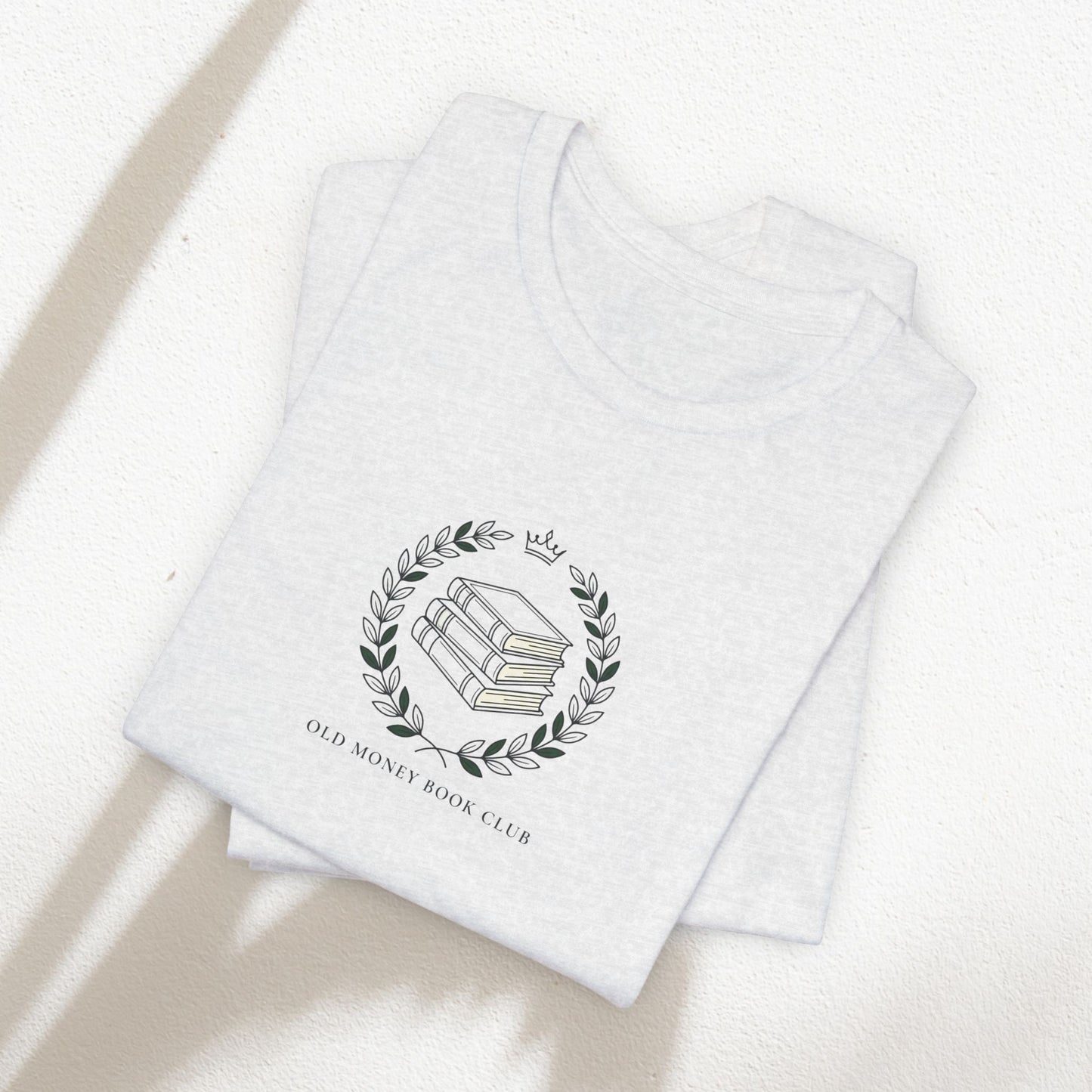 Old Money Book Club Tee | quiet luxury, minimalist serif