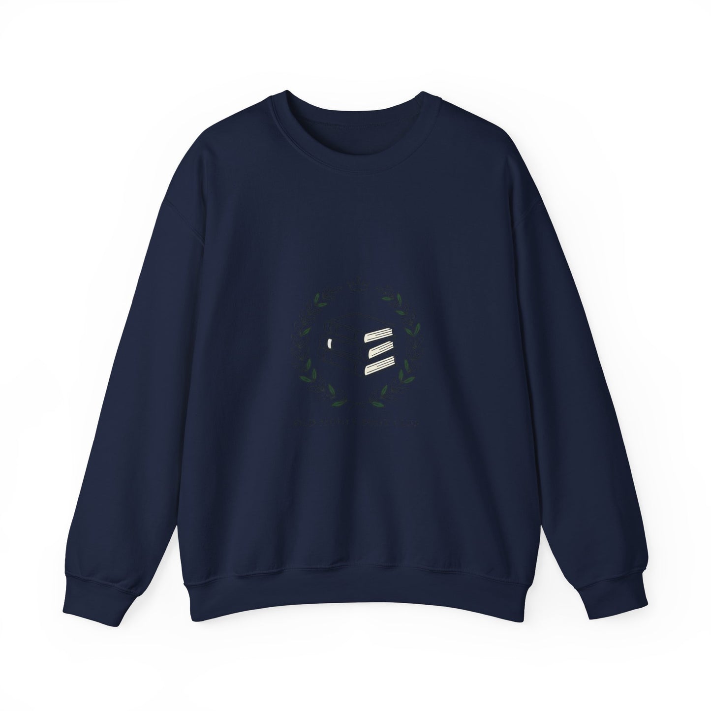 Old Money Book Club Sweatshirt | minimalist serif, monochrome, quiet luxury