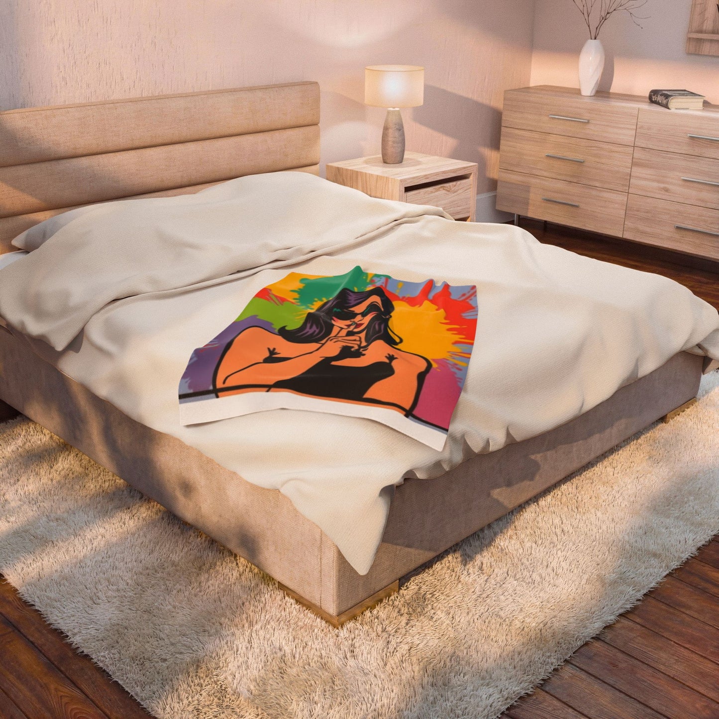 Autistic Pride Throw Blanket, Neurodiversity Acceptance, Sensory-Friendly Plush
