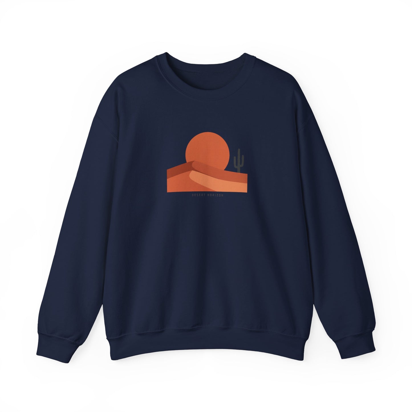 Desert Sunset Minimalist Mesa Sweatshirt | Southwestern adobe-inspired wall art