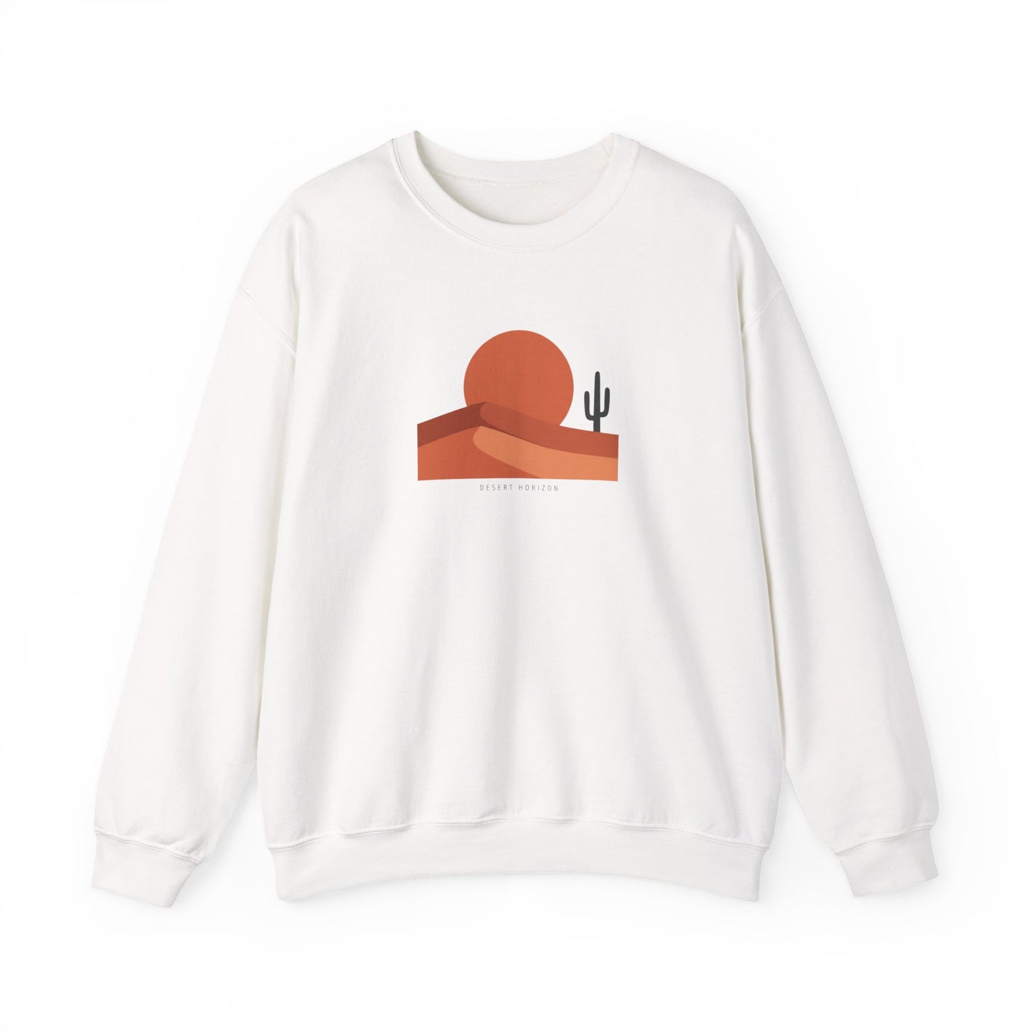 Desert Sunset Minimalist Mesa Sweatshirt | Southwestern adobe-inspired wall art
