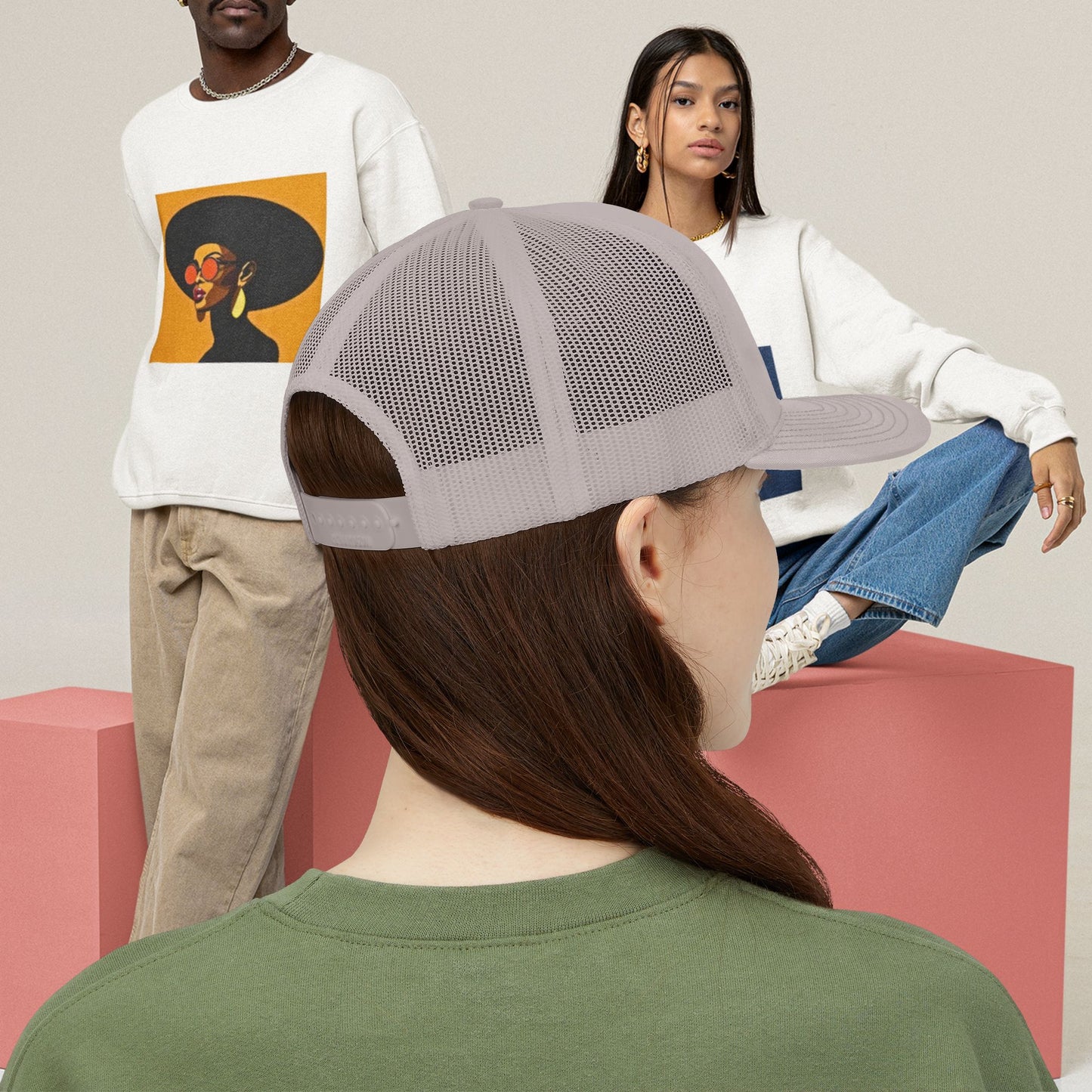 Vintage Snapback Trucker Cap, Retro HDMTub Hat, Hipster Baseball Cap, Cool Dad Cap, Distressed Truckers Cap, Unique Baseball Hat