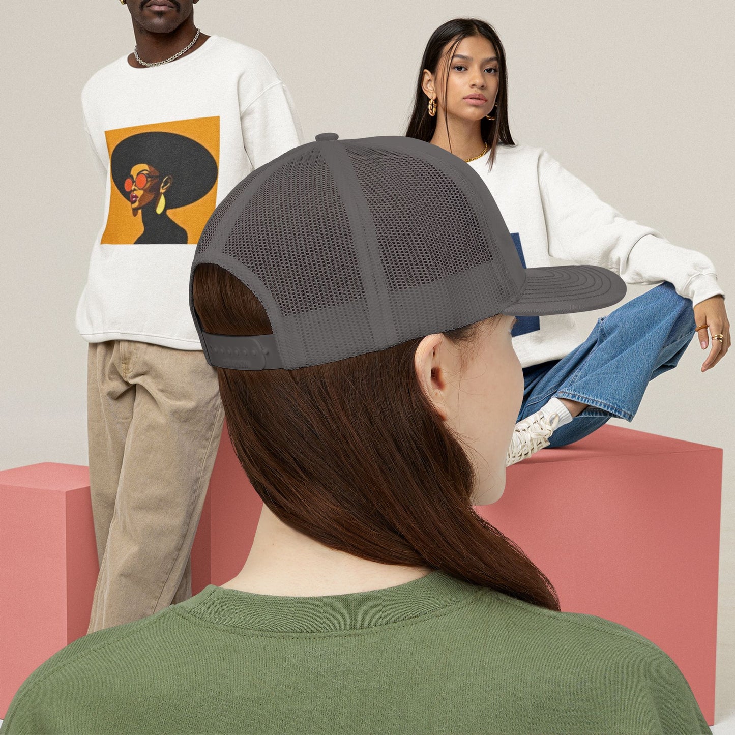 Vintage Snapback Trucker Cap, Retro HDMTub Hat, Hipster Baseball Cap, Cool Dad Cap, Distressed Truckers Cap, Unique Baseball Hat