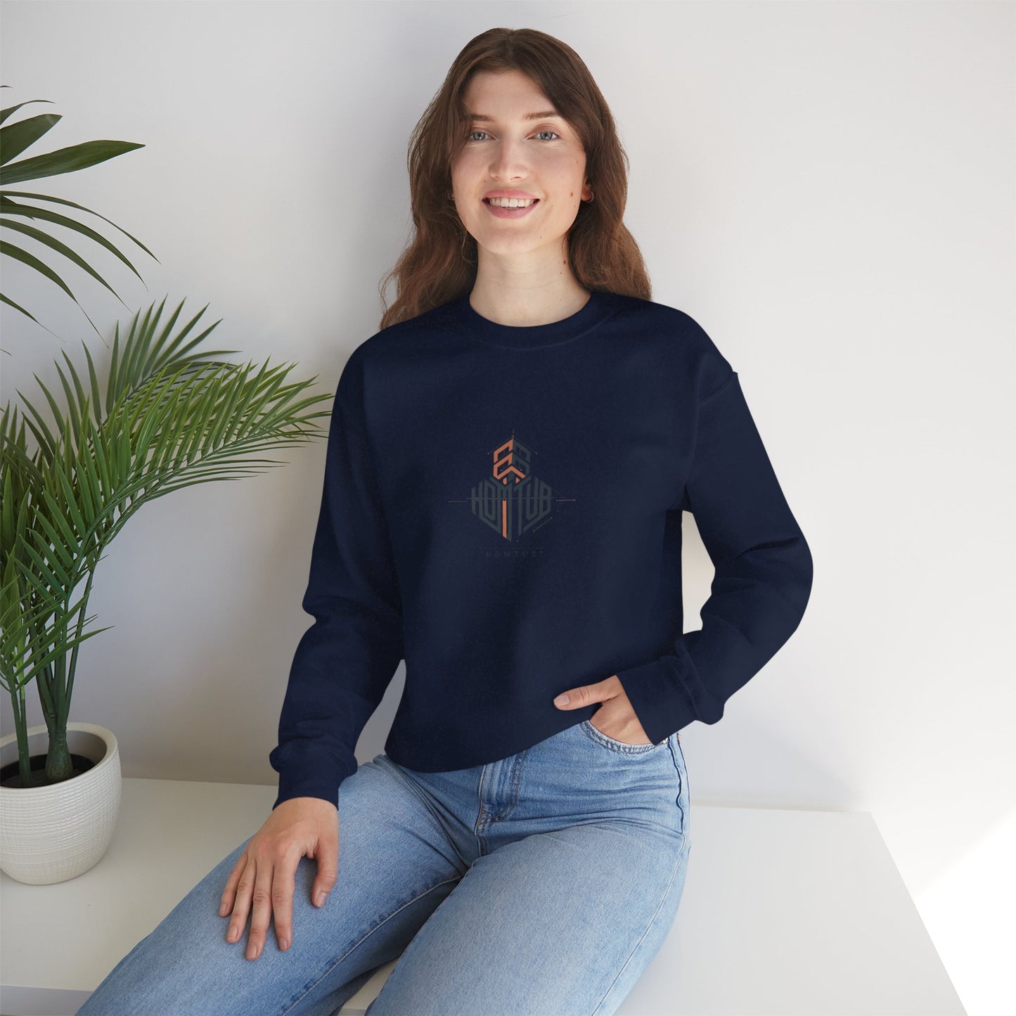 Autistic Pride Minimal Crest Sweatshirt | neurodiversity, autism acceptance
