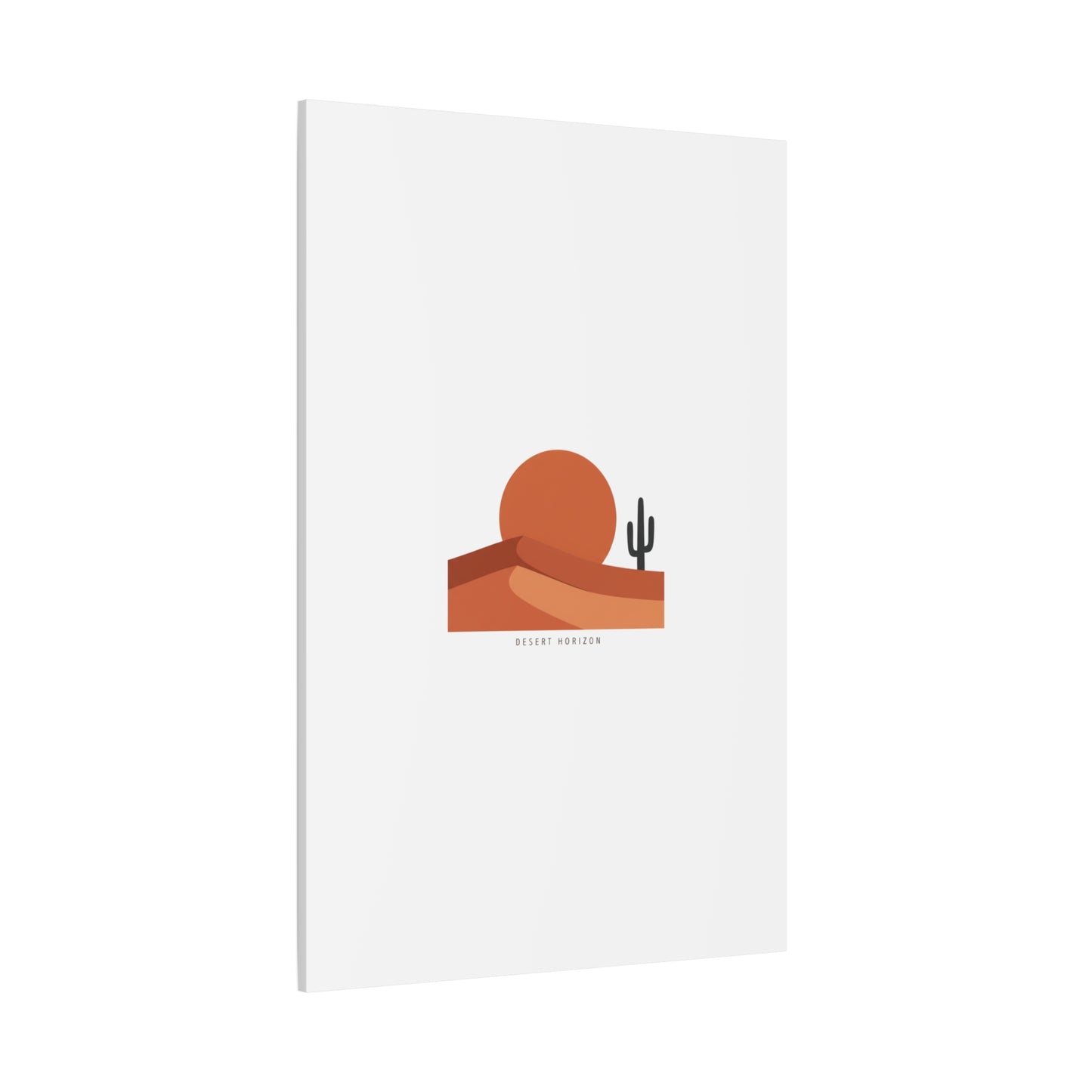 Desert Horizon Minimal Mesa Canvas | desert sunset, southwestern art print