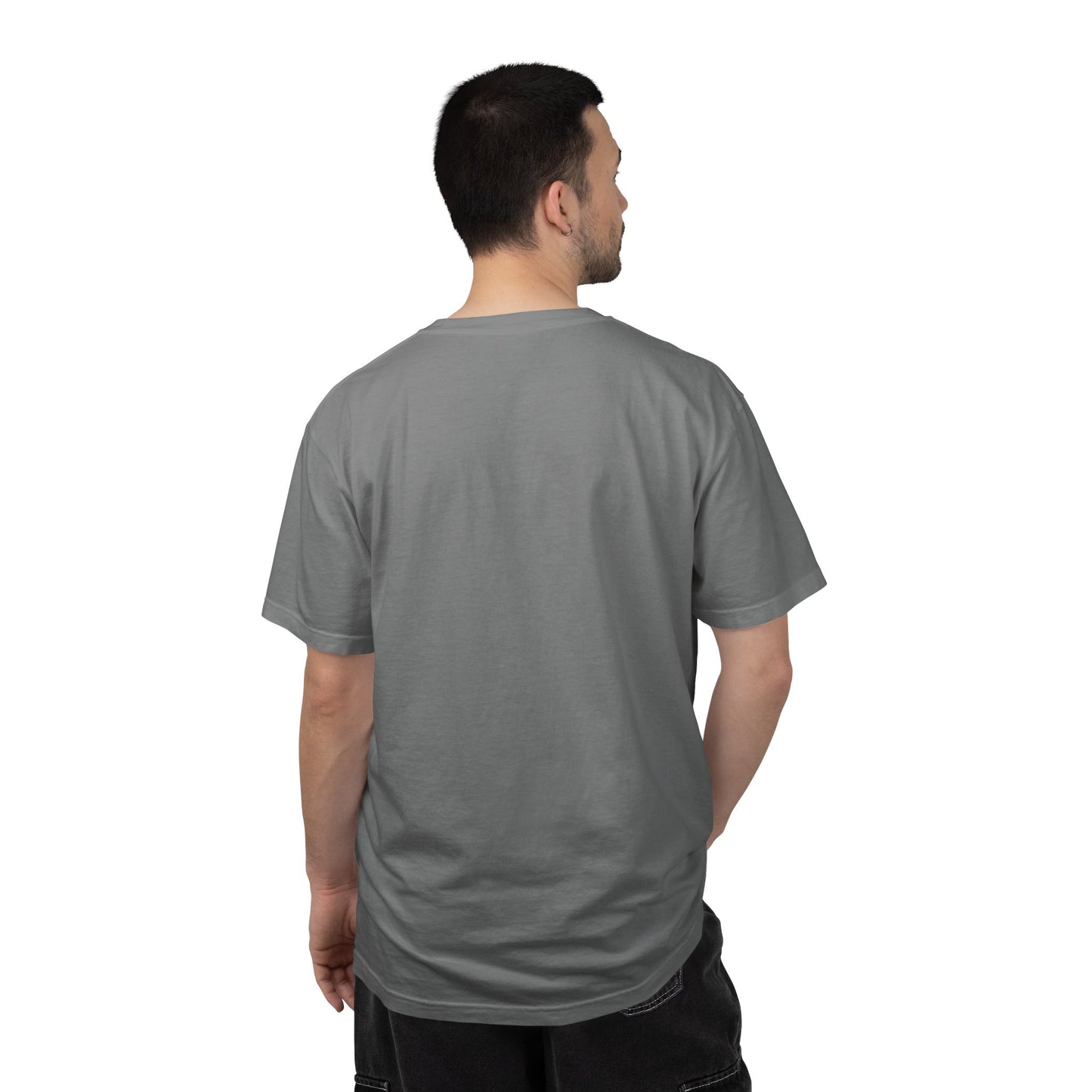 Minimalist 'OK' Hand Logo T-Shirt — Subtle Chest Pocket Graphic