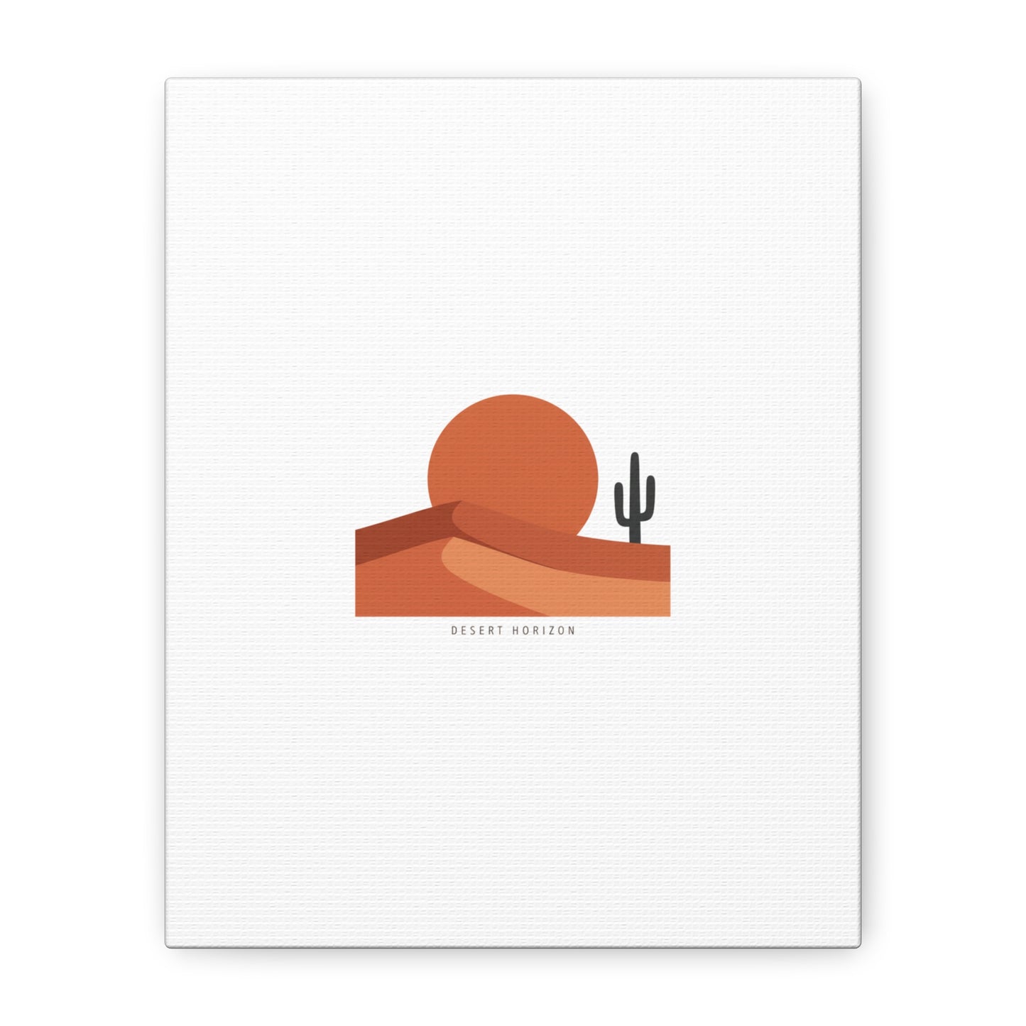 Desert Horizon Minimal Mesa Canvas | desert sunset, southwestern art print