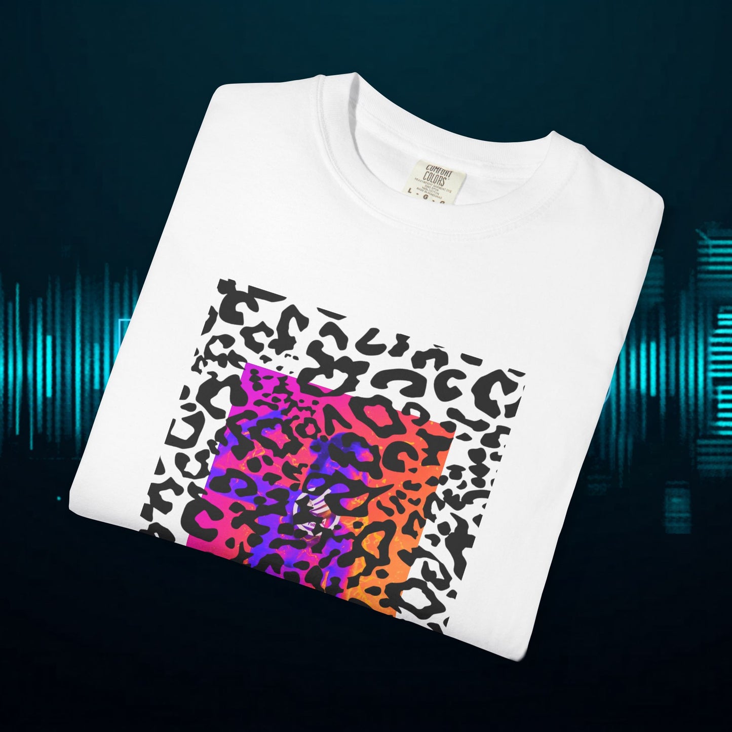 Leopard Gradient Graphic T-Shirt