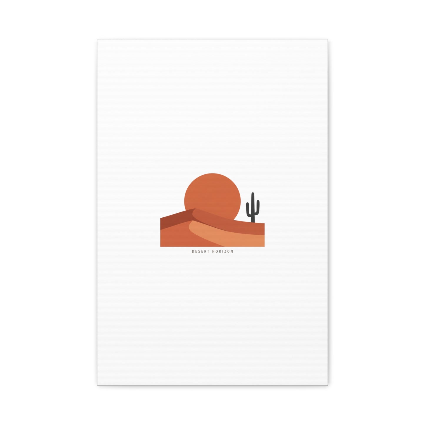 Desert Horizon Minimal Mesa Canvas | desert sunset, southwestern art print