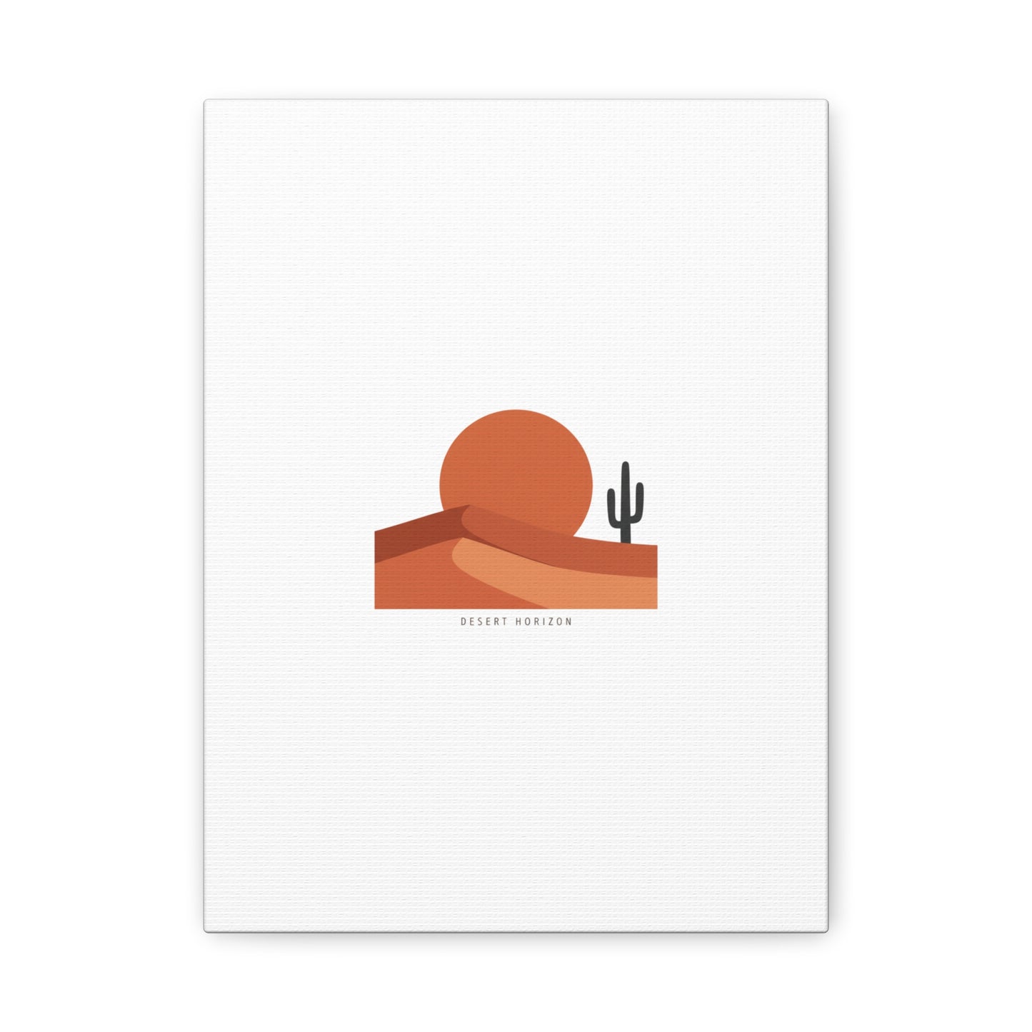 Desert Horizon Minimal Mesa Canvas | desert sunset, southwestern art print