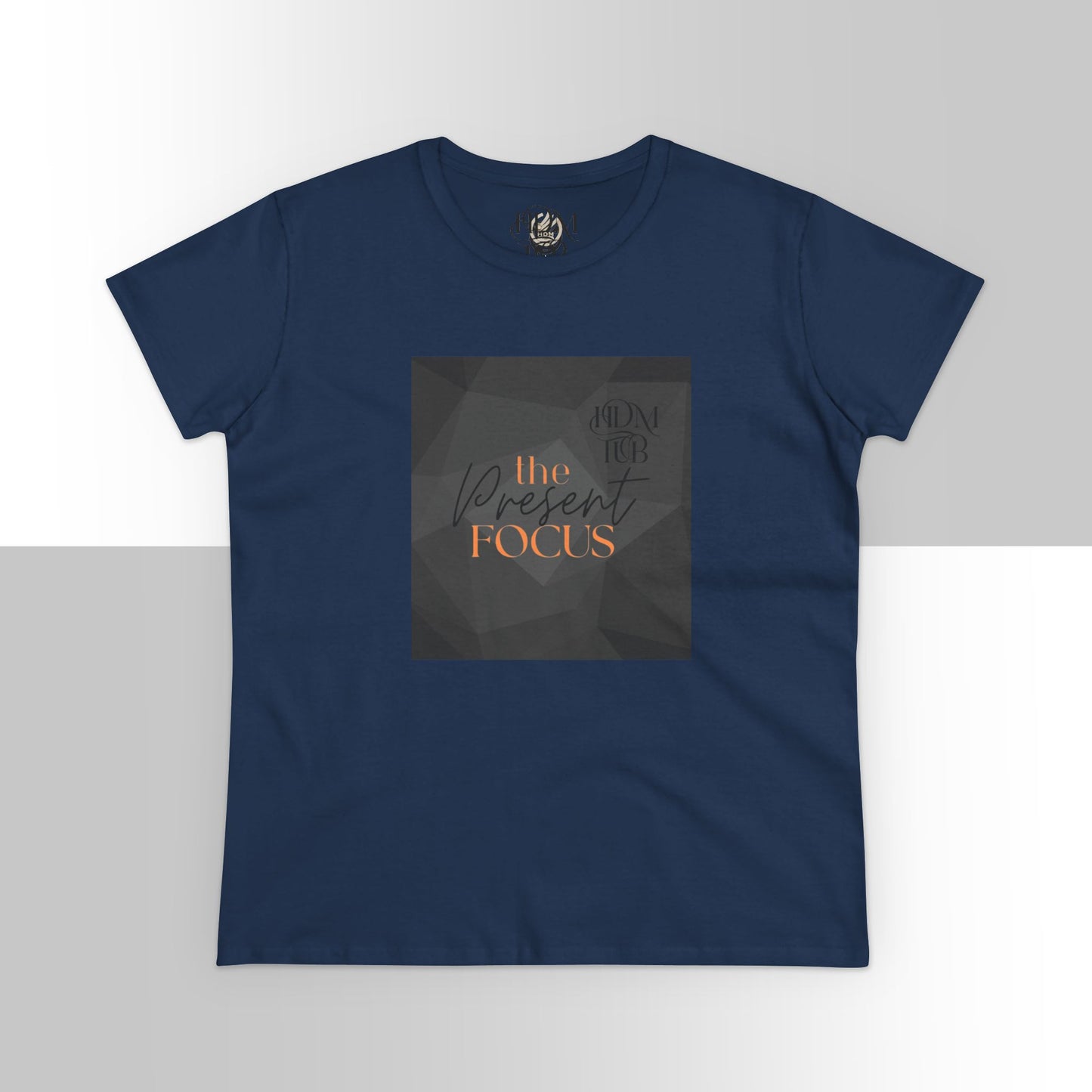 T-Shirt, The Present Focus, Women's Tee, Cotton Tee, Graphic Tee, Meditation Shirt