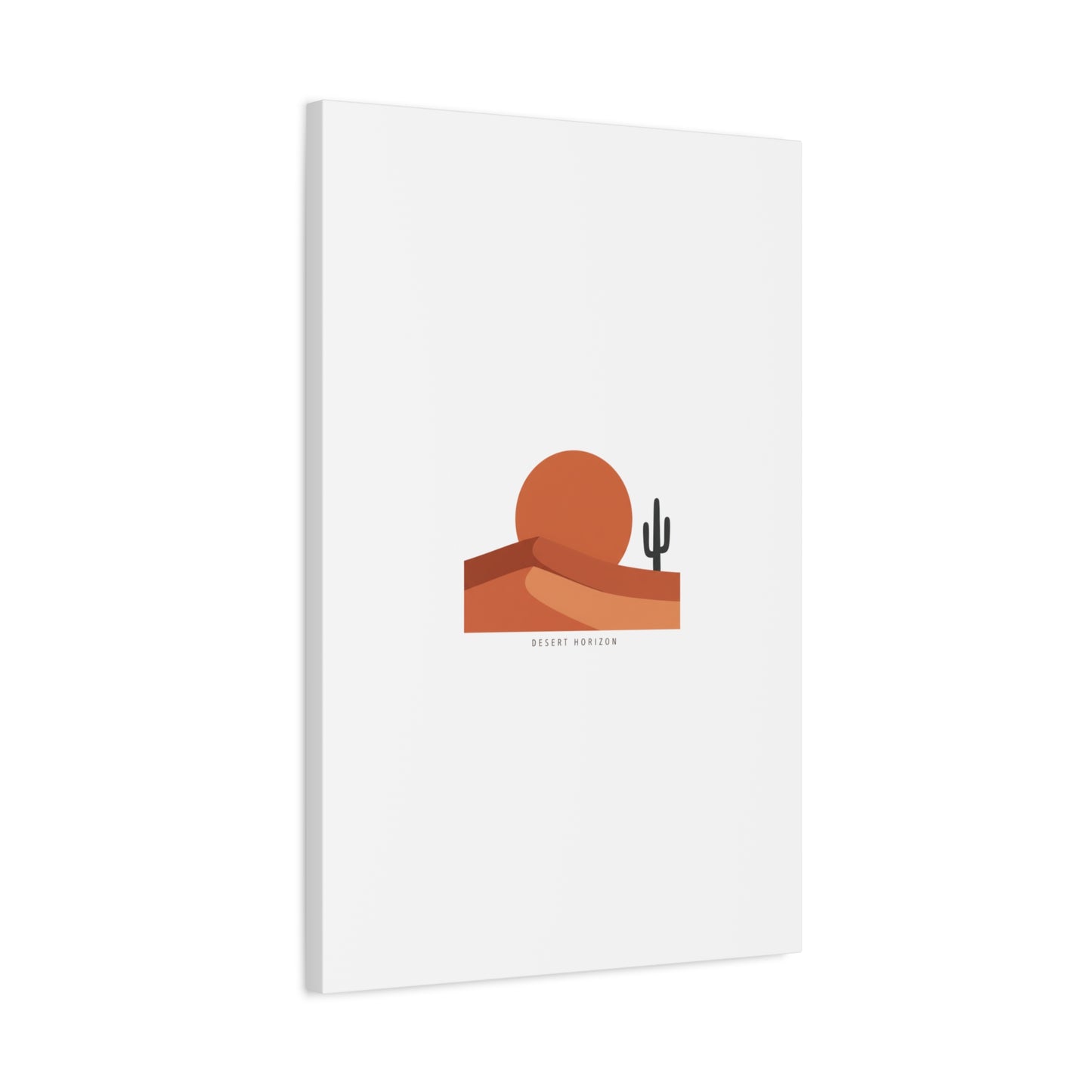 Desert Horizon Minimal Mesa Canvas | desert sunset, southwestern art print
