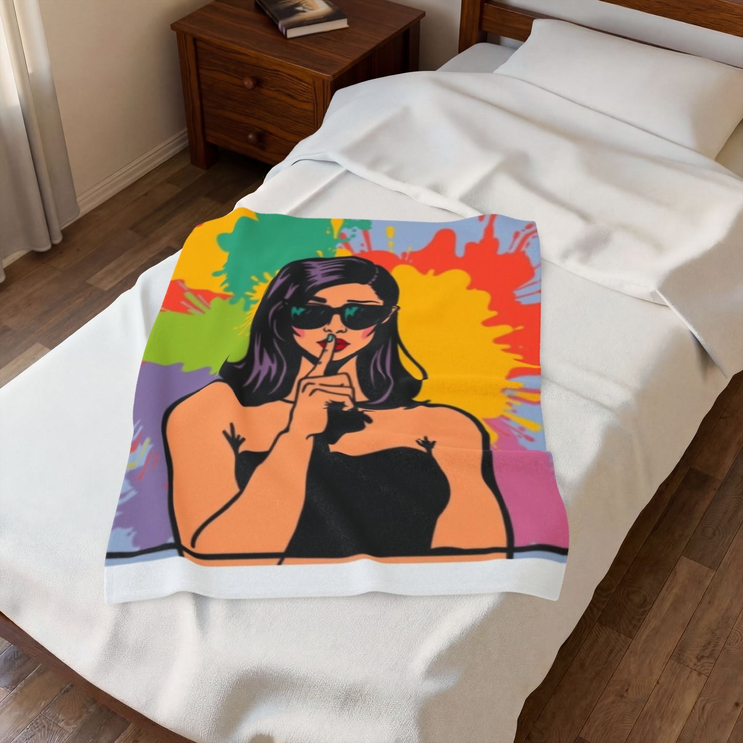 Autistic Pride Throw Blanket, Neurodiversity Acceptance, Sensory-Friendly Plush