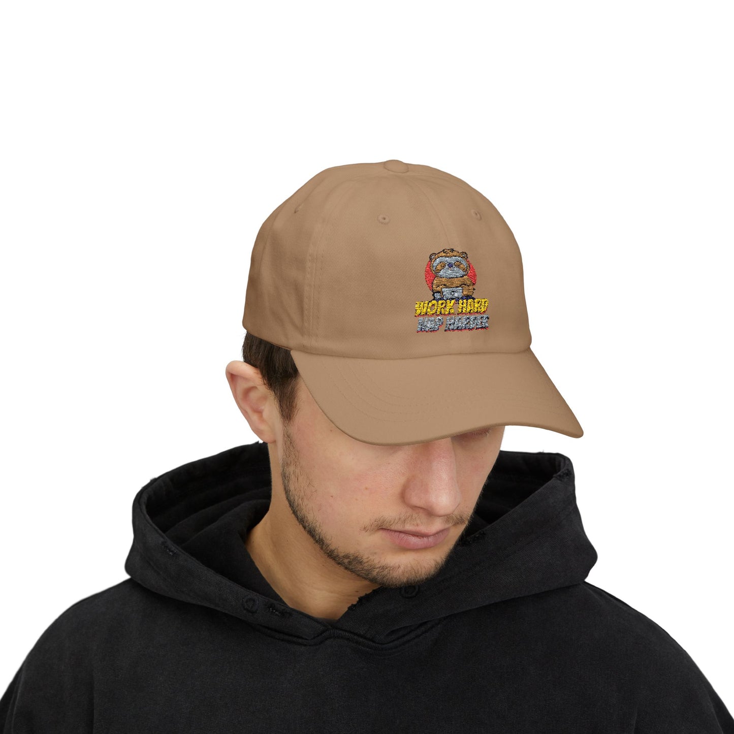 Dad Cap - Work Hard and Harder Design