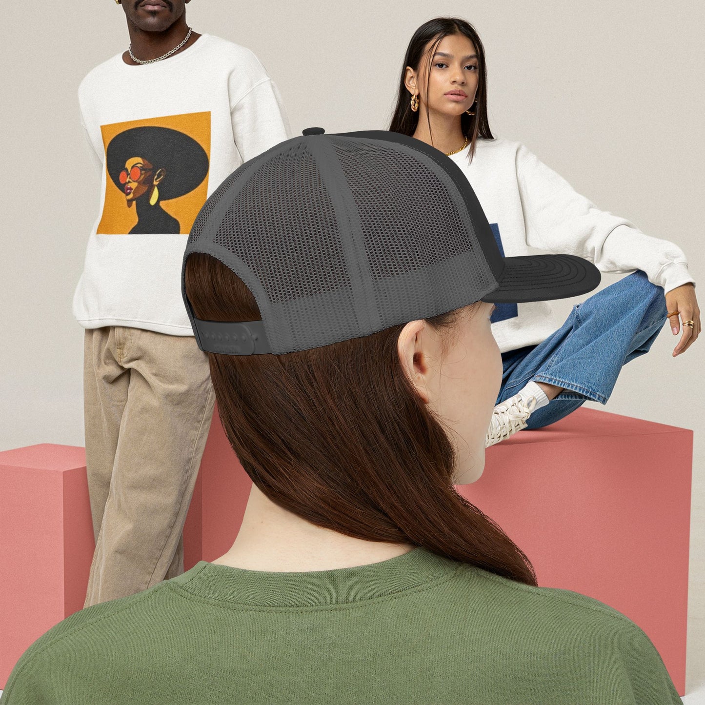 Vintage Snapback Trucker Cap, Retro HDMTub Hat, Hipster Baseball Cap, Cool Dad Cap, Distressed Truckers Cap, Unique Baseball Hat