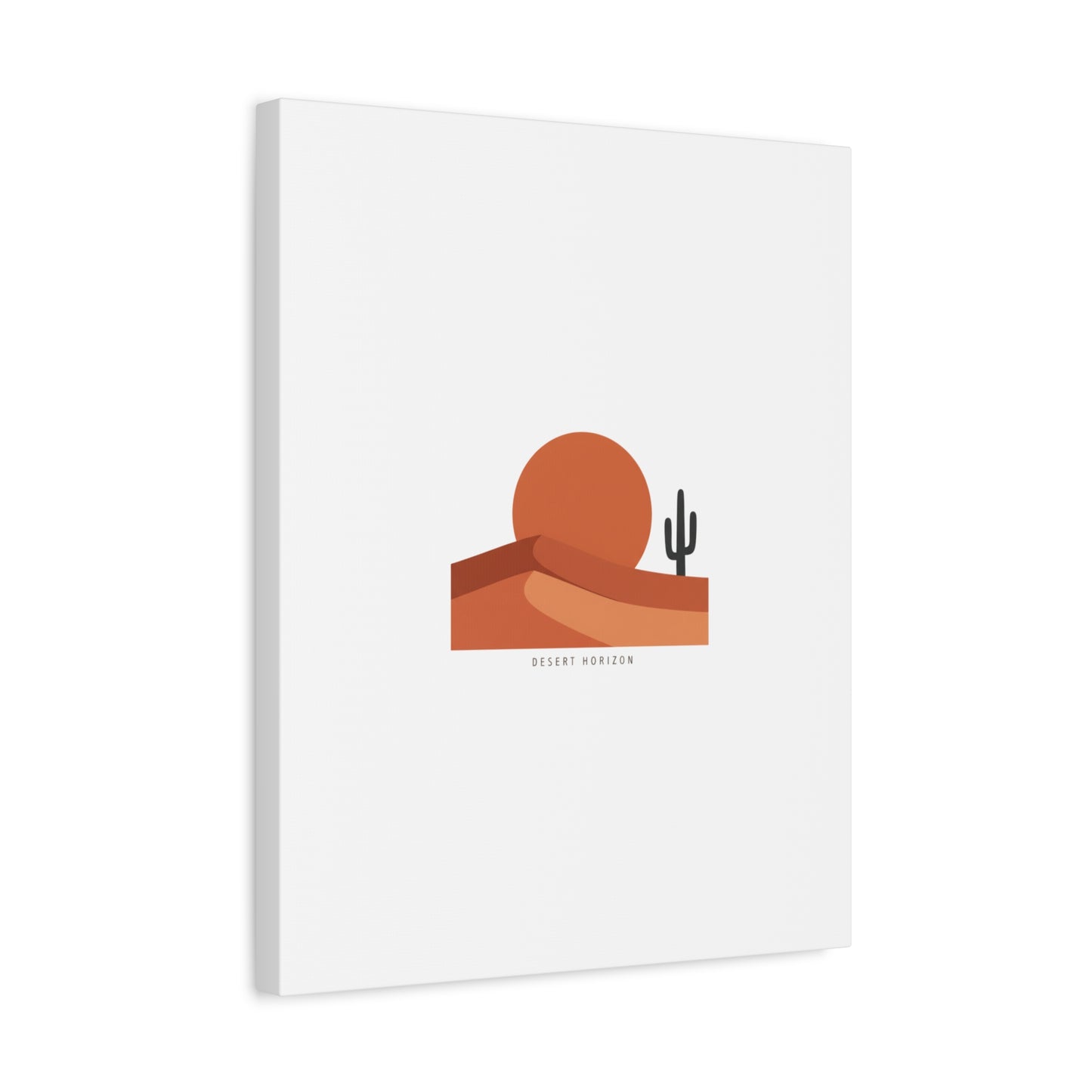 Desert Horizon Minimal Mesa Canvas | desert sunset, southwestern art print