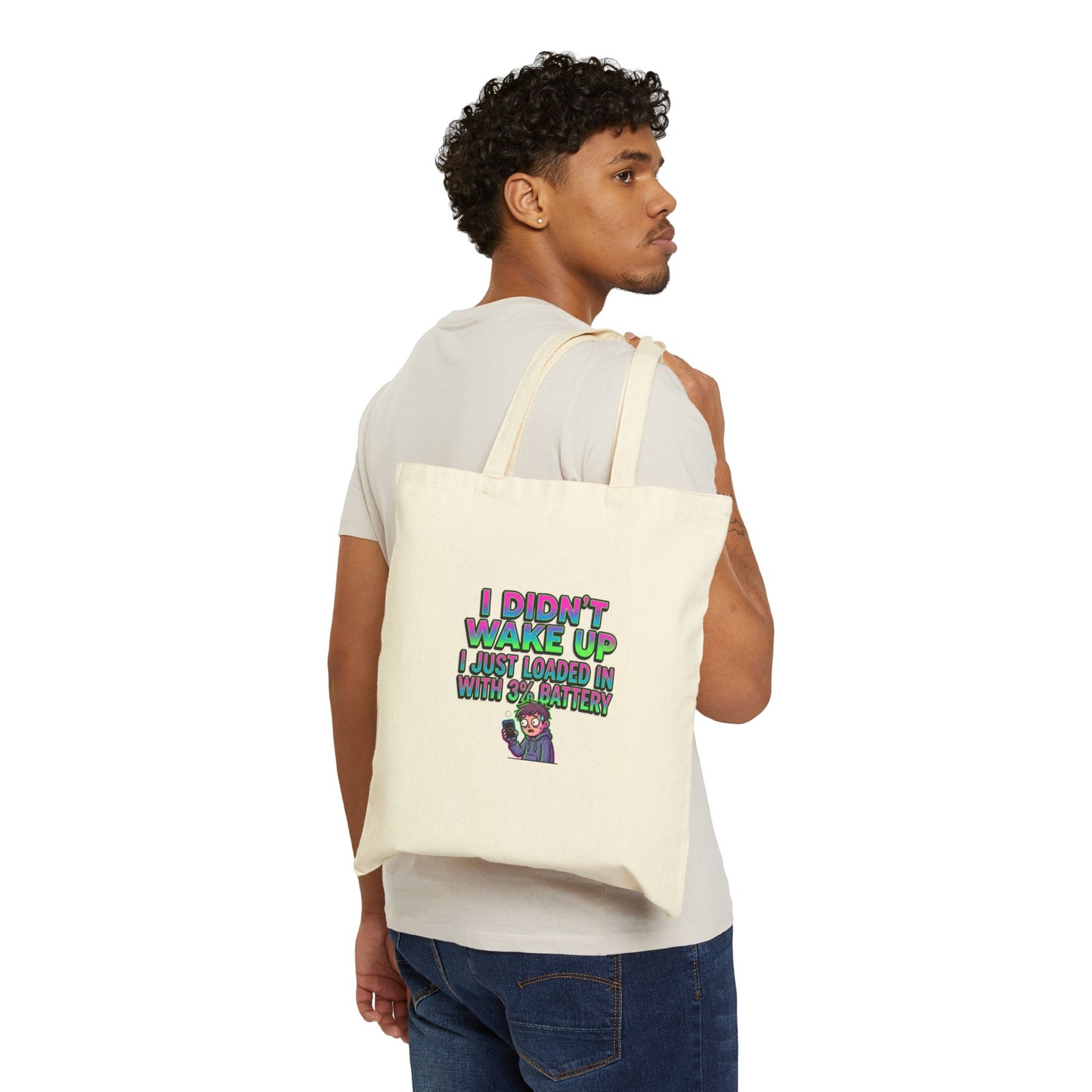 I Didn’t Wake Up I Just Lagged In With A Battery Tote | meme-core, brainrot humor
