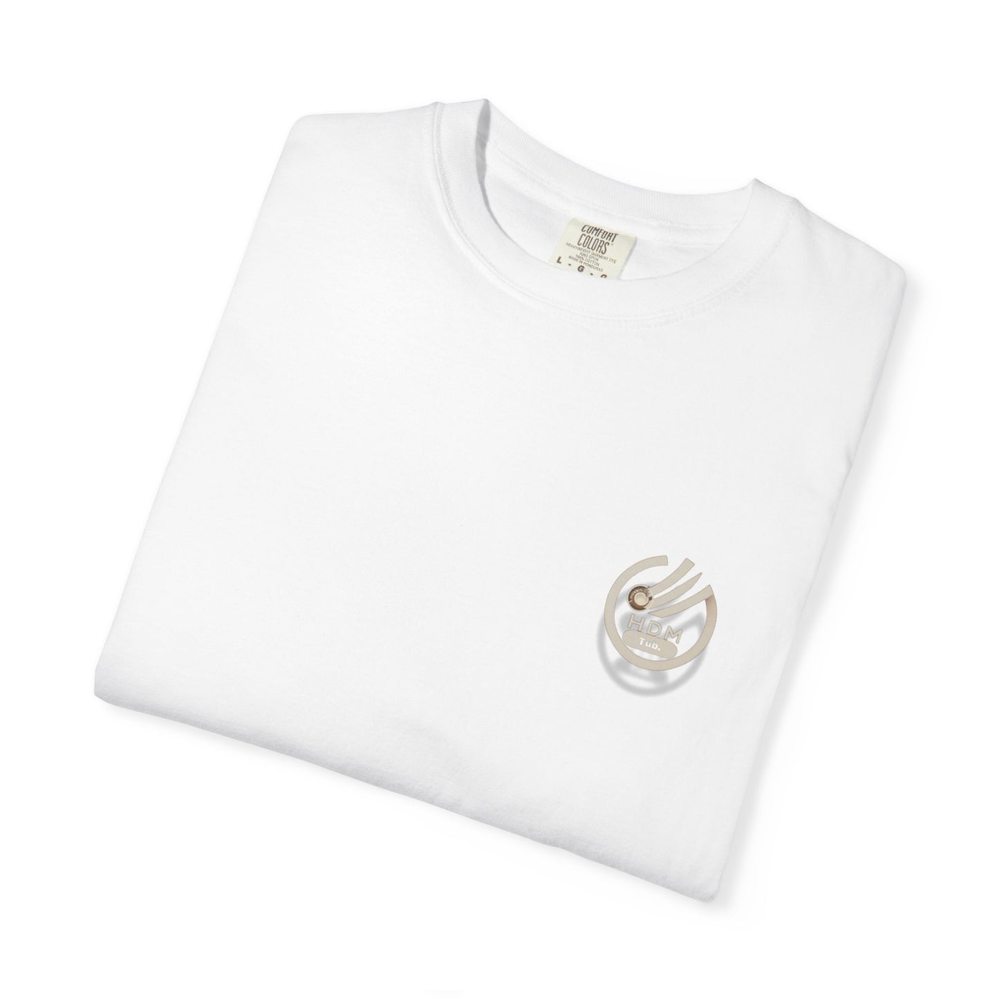 Minimalist 'OK' Hand Logo T-Shirt — Subtle Chest Pocket Graphic