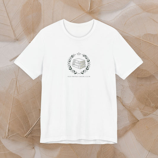 Old Money Book Club Tee | quiet luxury, minimalist serif