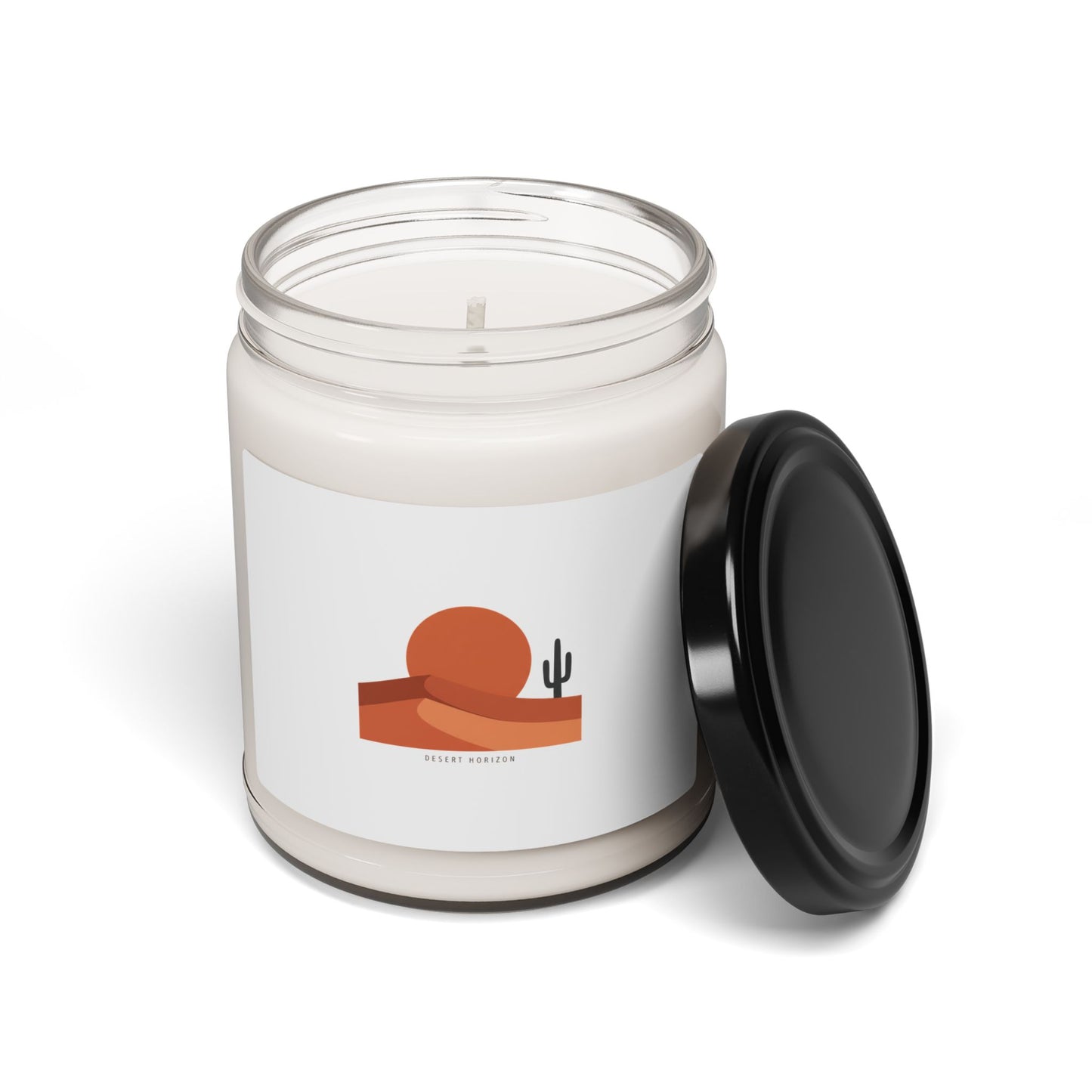 Desert Sunset Minimalist Mesa Candle | Scented Soy Candle