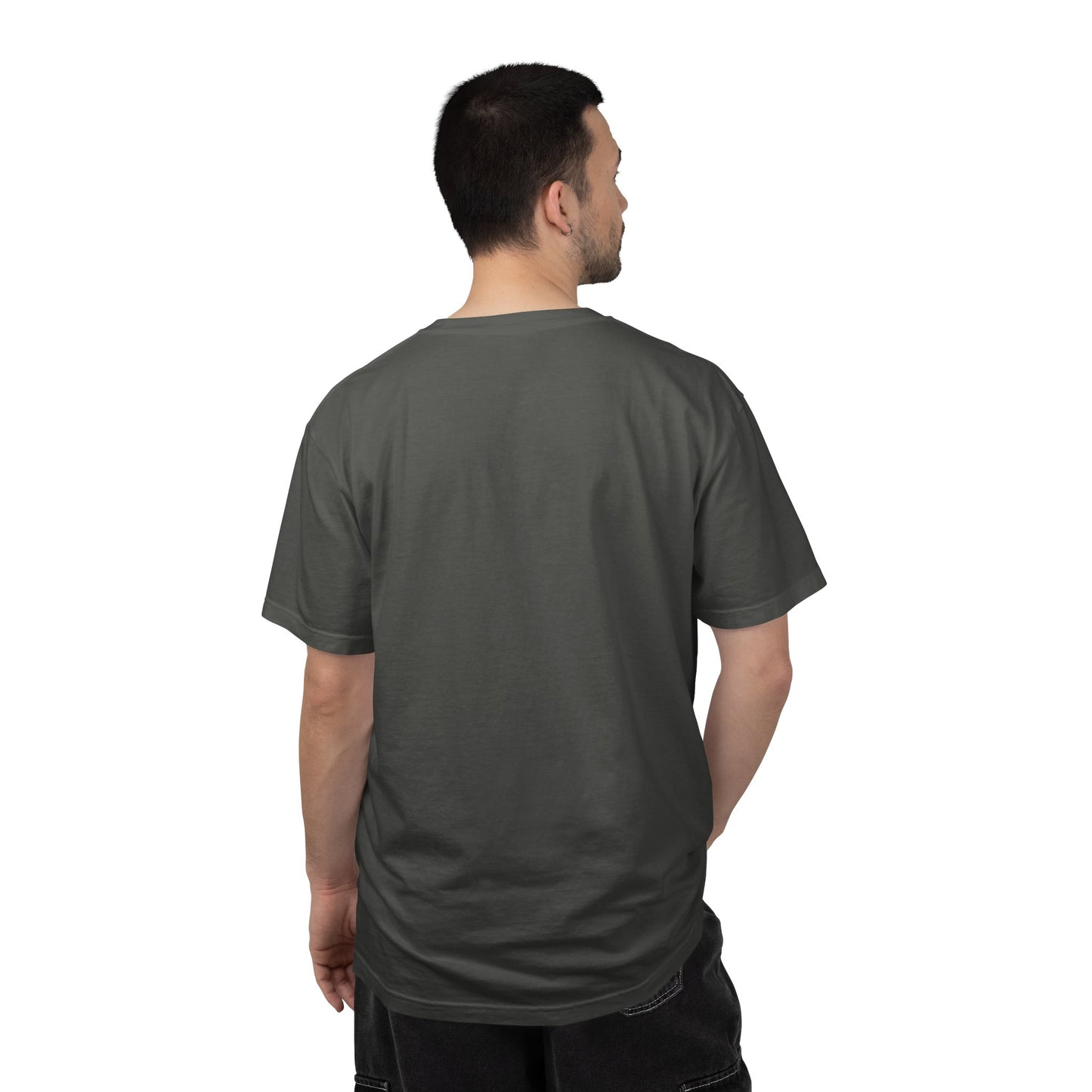 Minimalist 'OK' Hand Logo T-Shirt — Subtle Chest Pocket Graphic