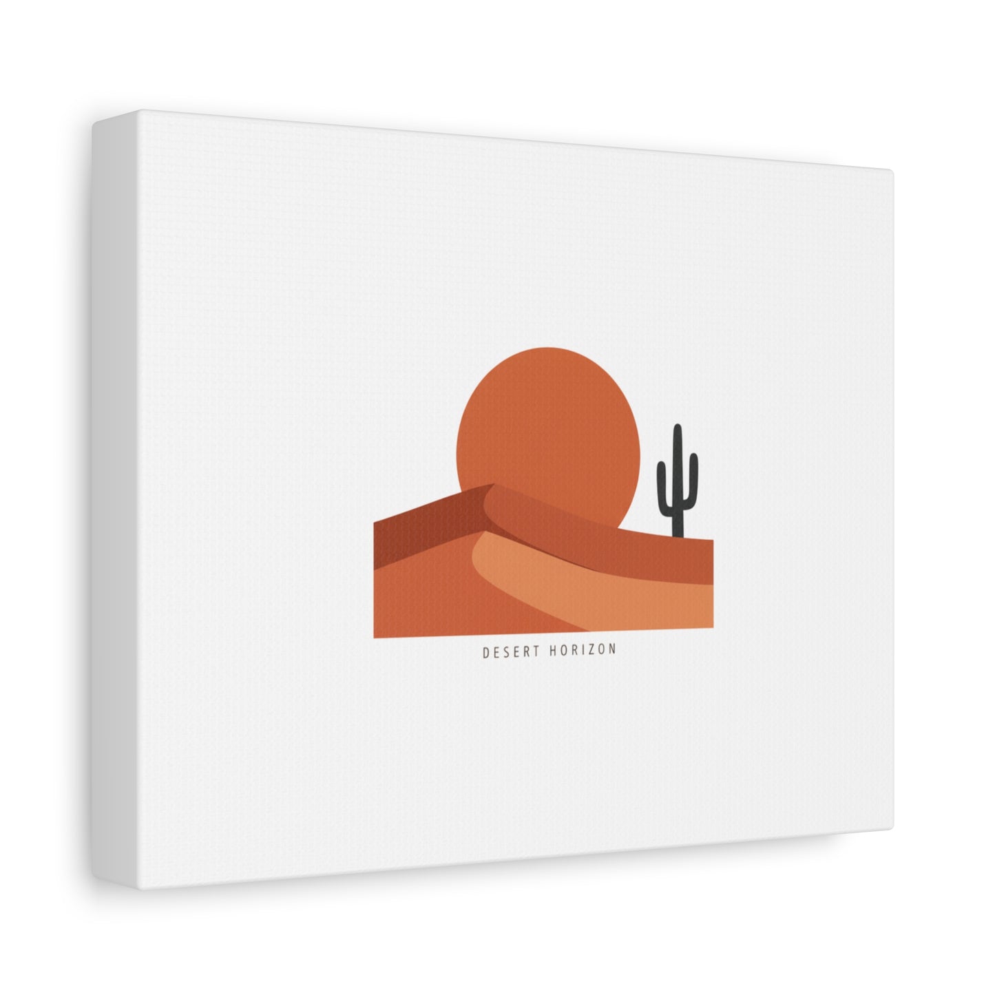 Desert Horizon Minimal Mesa Canvas | desert sunset, southwestern art print