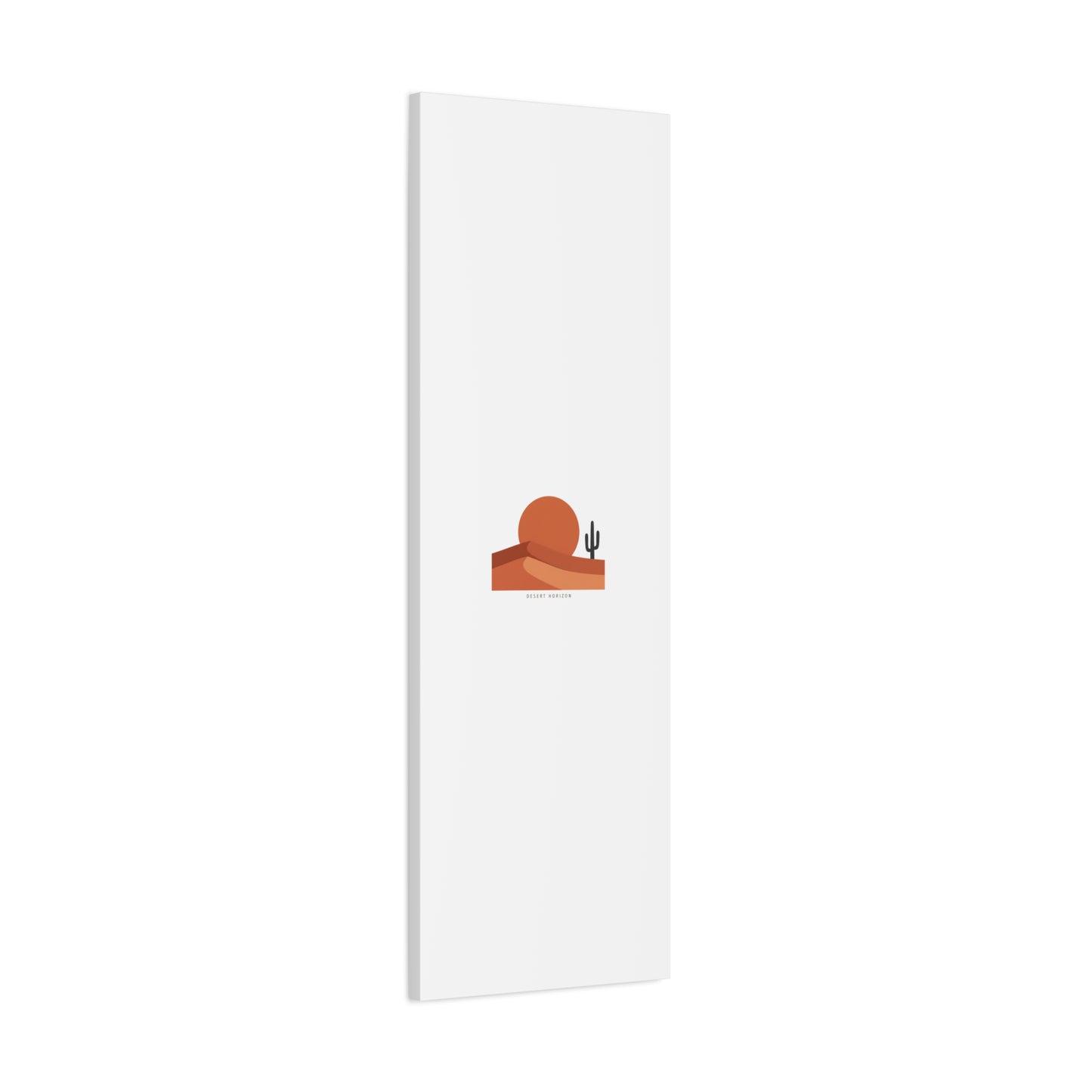Desert Horizon Minimal Mesa Canvas | desert sunset, southwestern art print