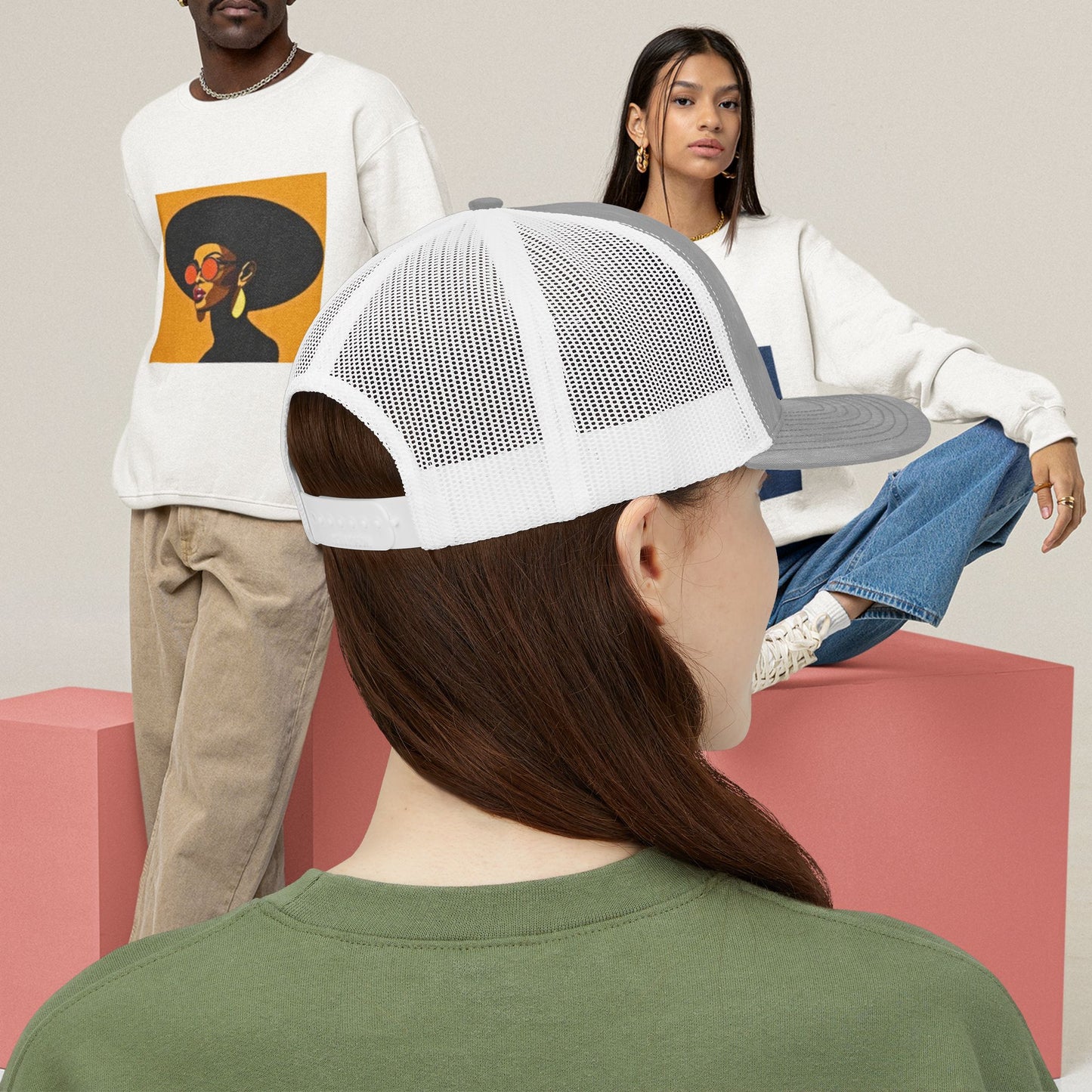 Vintage Snapback Trucker Cap, Retro HDMTub Hat, Hipster Baseball Cap, Cool Dad Cap, Distressed Truckers Cap, Unique Baseball Hat