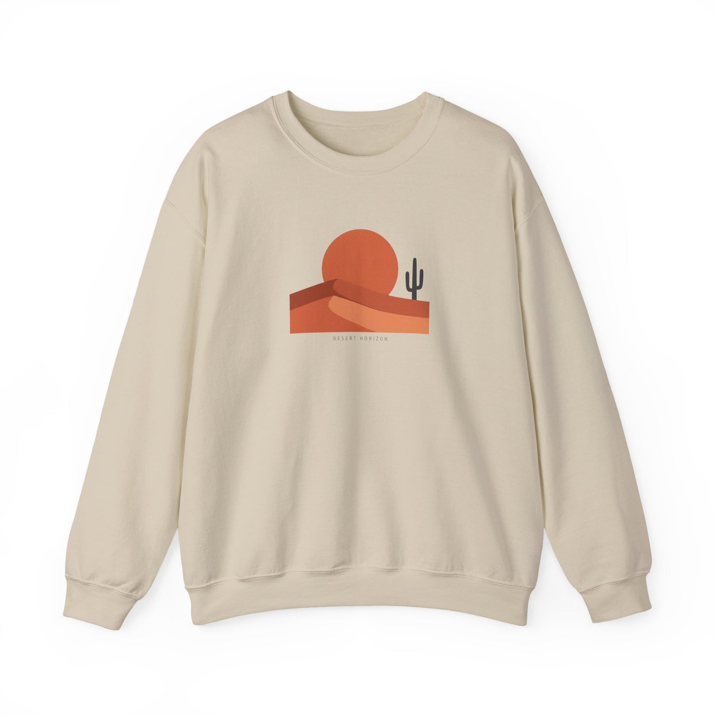 Desert Sunset Minimalist Mesa Sweatshirt | Southwestern adobe-inspired wall art