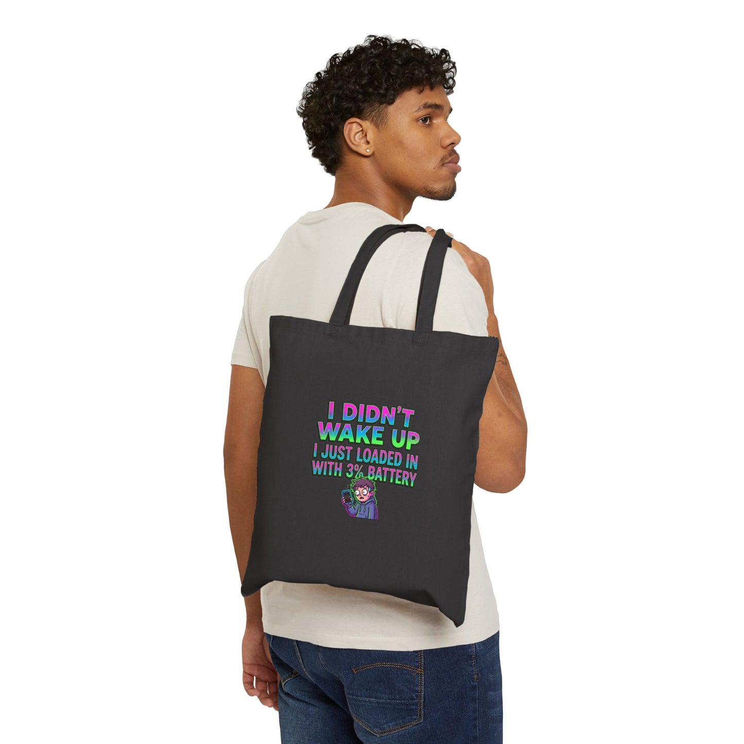 I Didn’t Wake Up I Just Lagged In With A Battery Tote | meme-core, brainrot humor