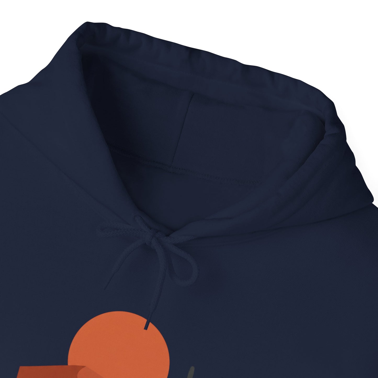 Desert Sunset Minimalist Mesa Hoodie | Southwestern adobe-inspired art